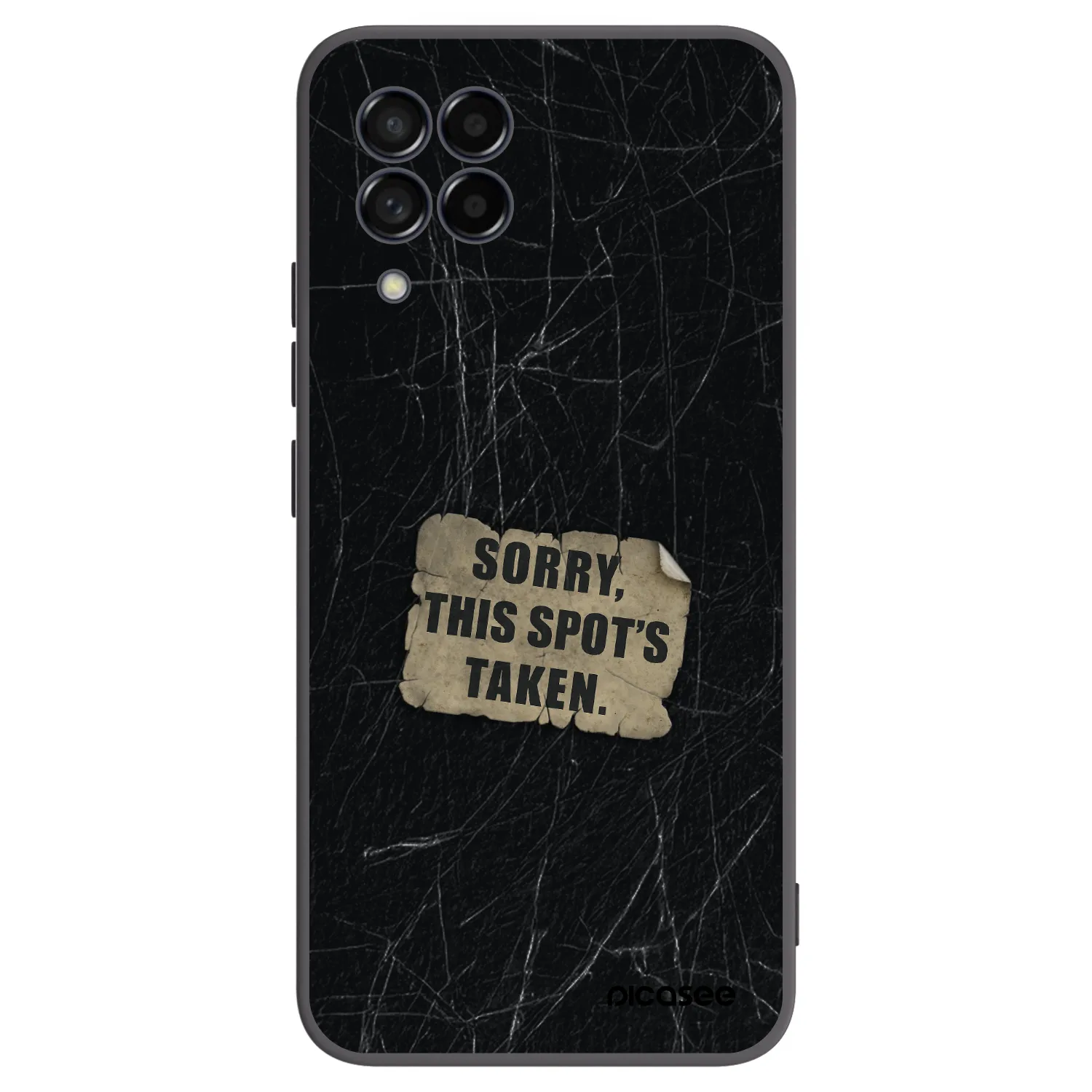 Picasee silikónový čierny obal pre Samsung Galaxy M53 5G - SORRY