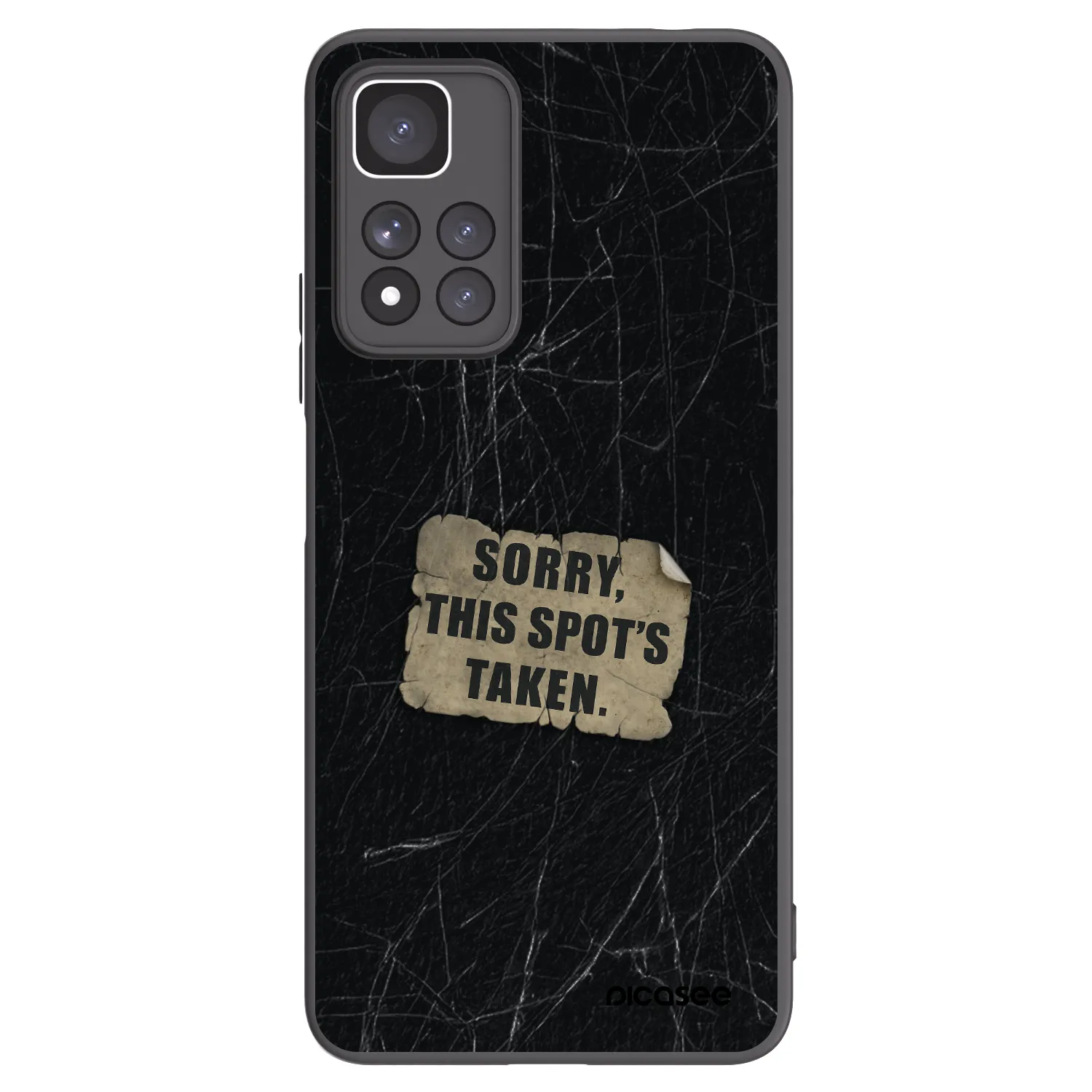 Picasee silikónový čierny obal pre Xiaomi Redmi Note 11 Pro+ 5G - SORRY