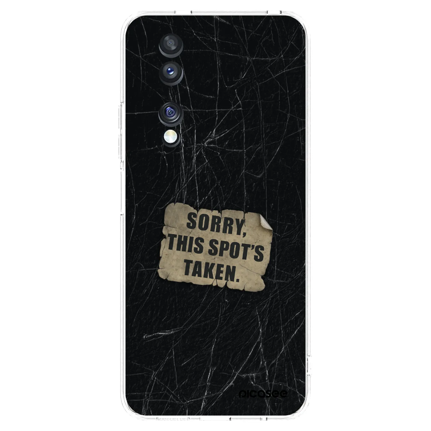 Picasee silikónový prehľadný obal pre Honor 70 - SORRY