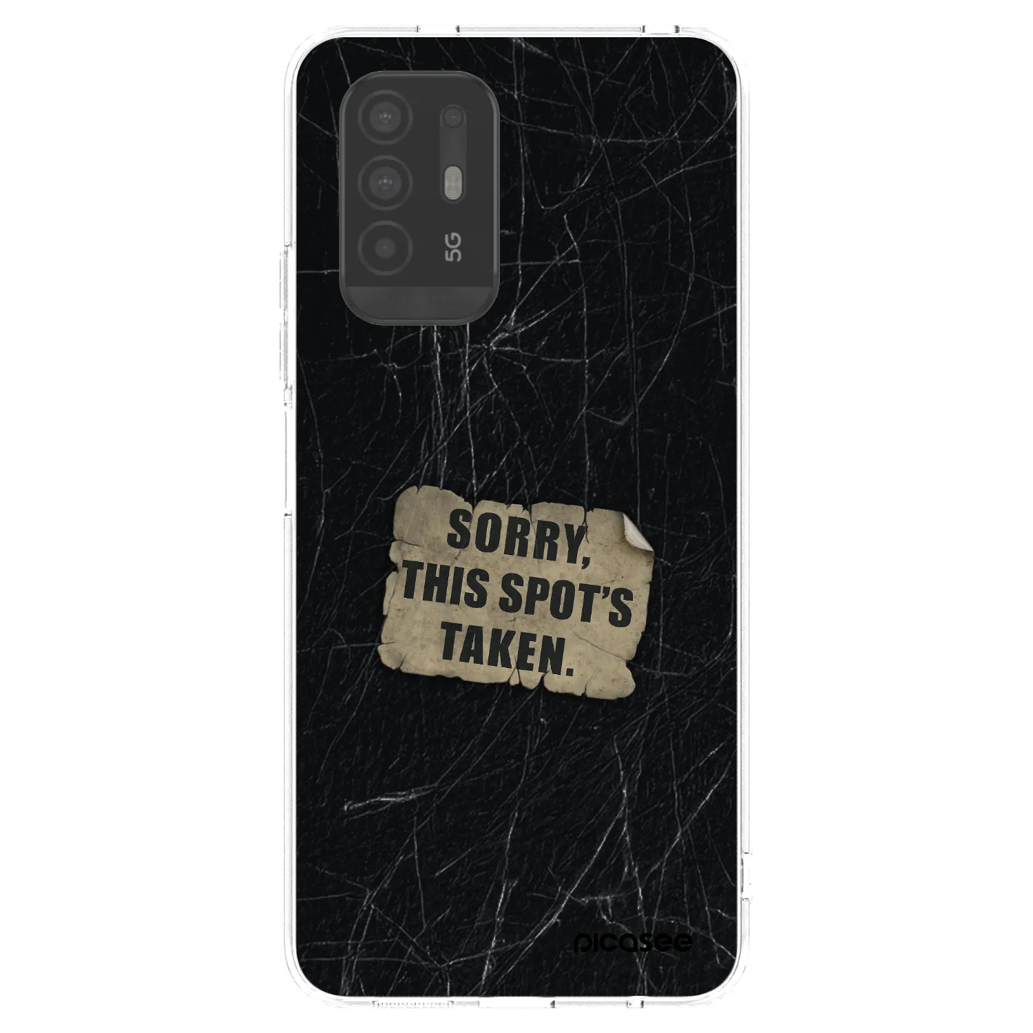 Picasee silikónový prehľadný obal pre OPPO A94 5G - SORRY