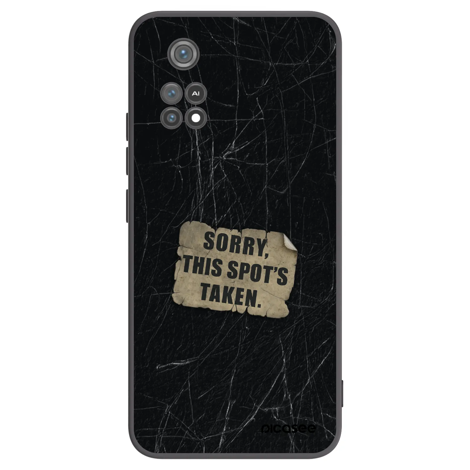 Picasee silikónový čierny obal pre Xiaomi Poco M4 Pro - SORRY