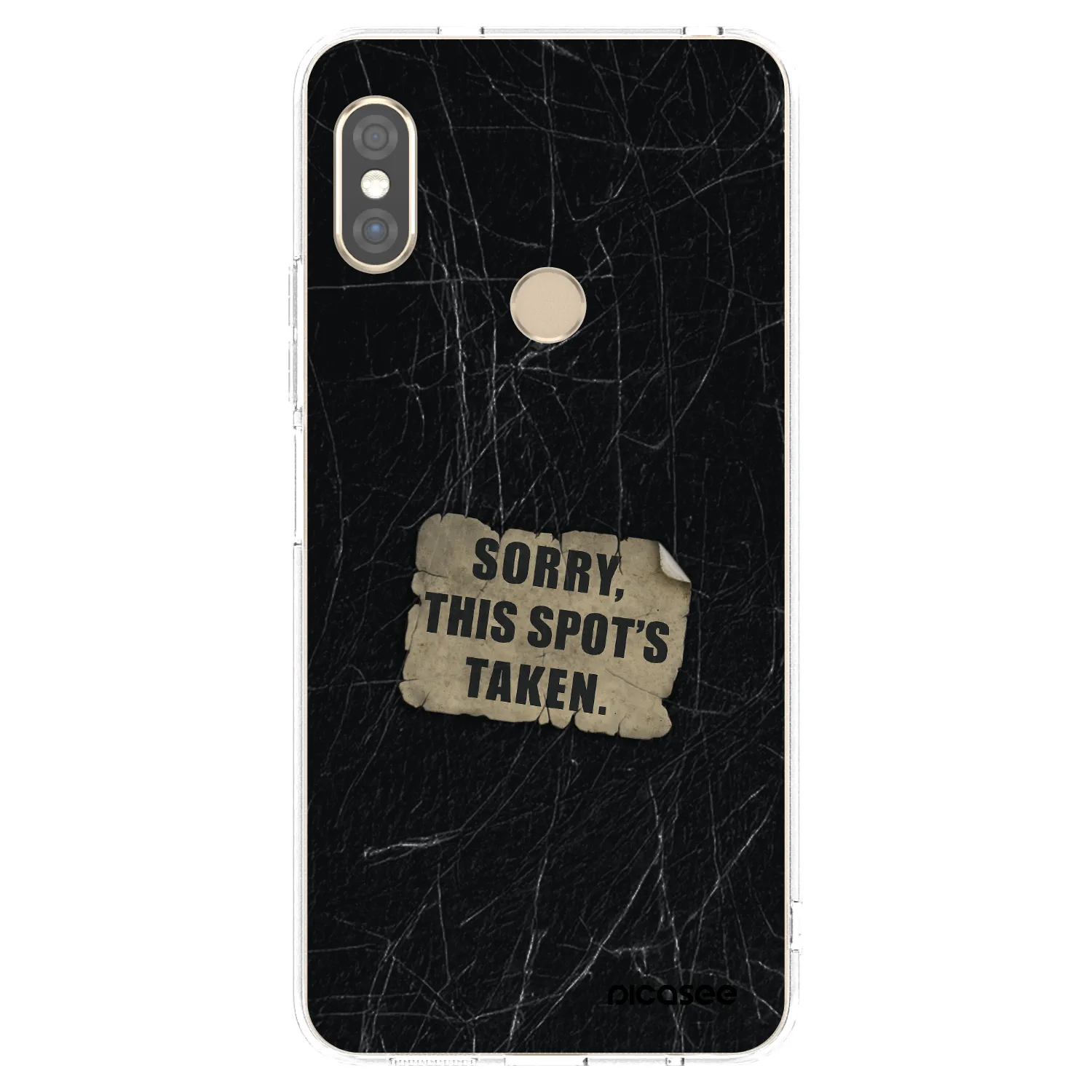 Silikónový prehľadný obal pre Xiaomi Redmi Note 5 Global - SORRY