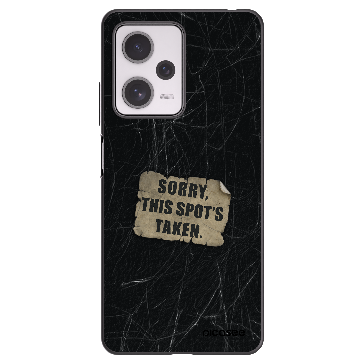 Picasee silikónový čierny obal pre Xiaomi Redmi Note 12 Pro+ 5G - SORRY