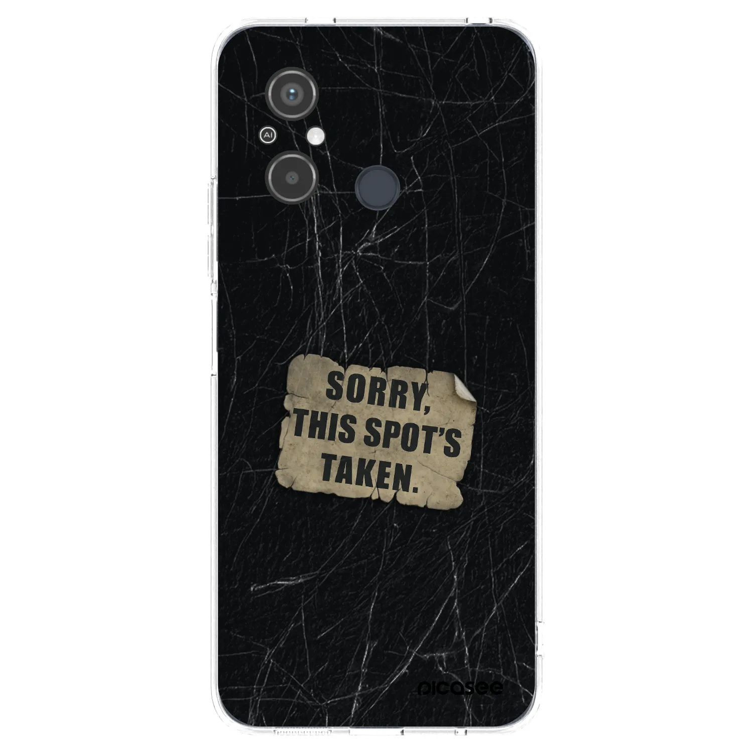 Picasee silikónový prehľadný obal pre Xiaomi Redmi 12C - SORRY