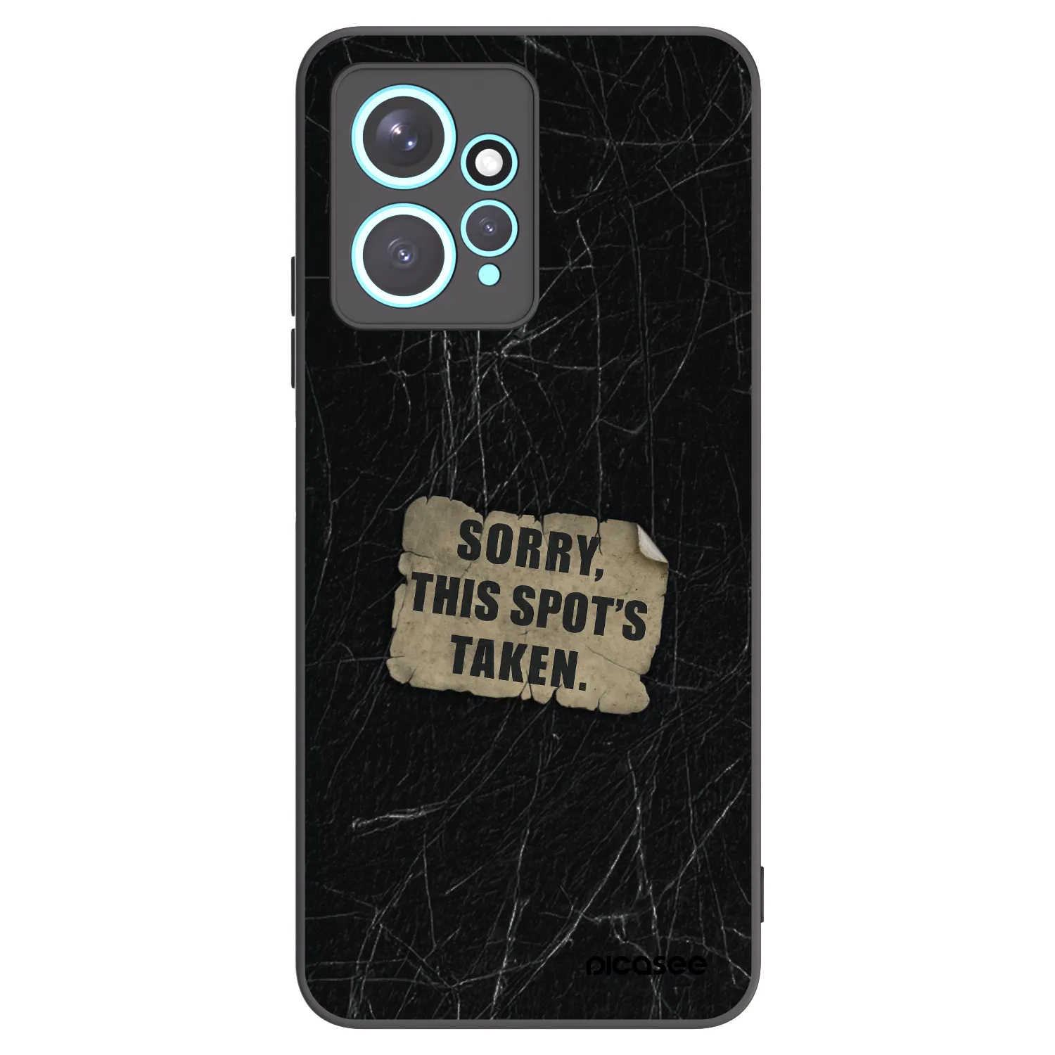 Picasee silikónový čierny obal pre Xiaomi Redmi Note 12 4G - SORRY