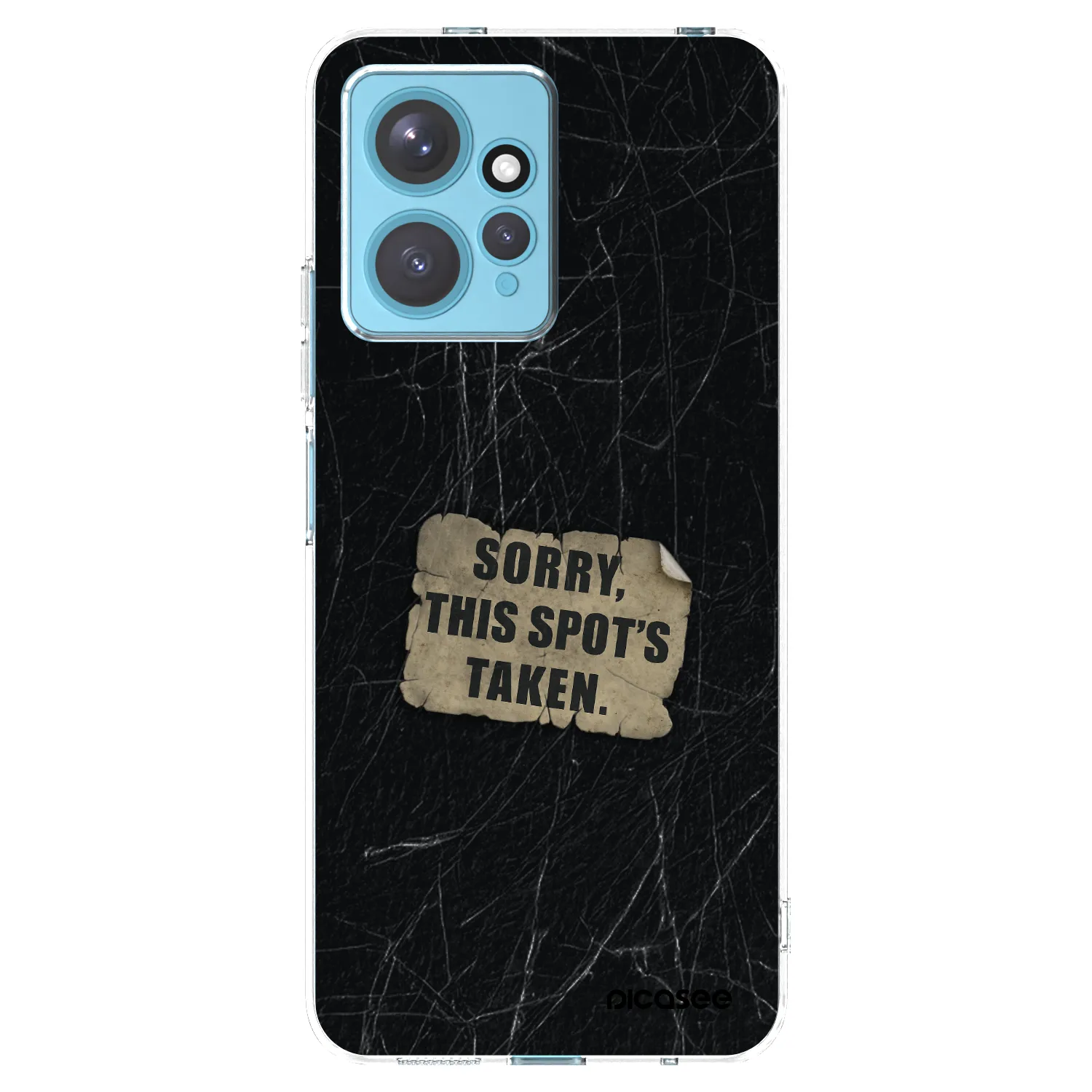 Picasee silikónový prehľadný obal pre Xiaomi Redmi Note 12 4G - SORRY
