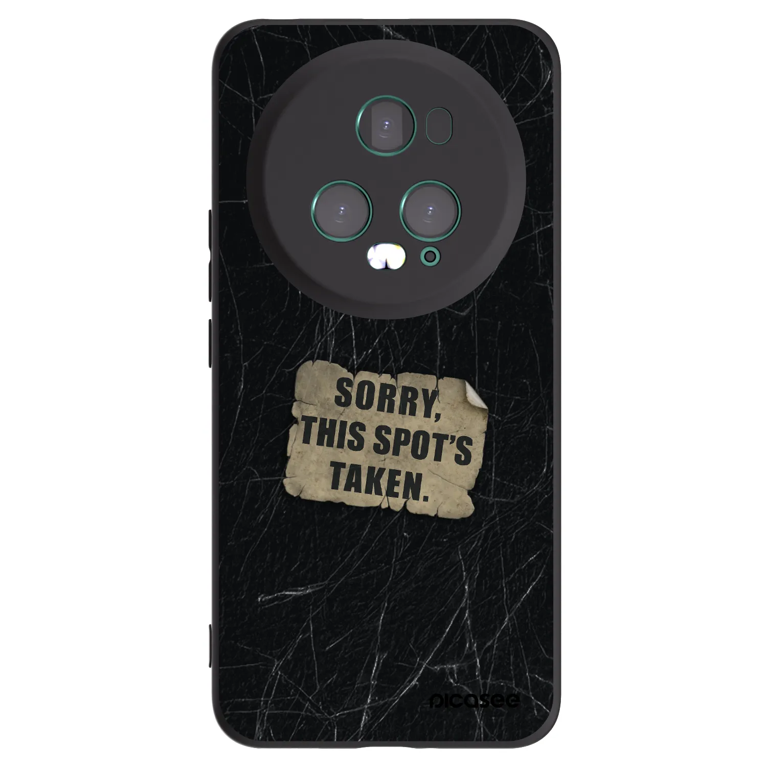 Picasee silikónový čierny obal pre Honor Magic5 Pro - SORRY