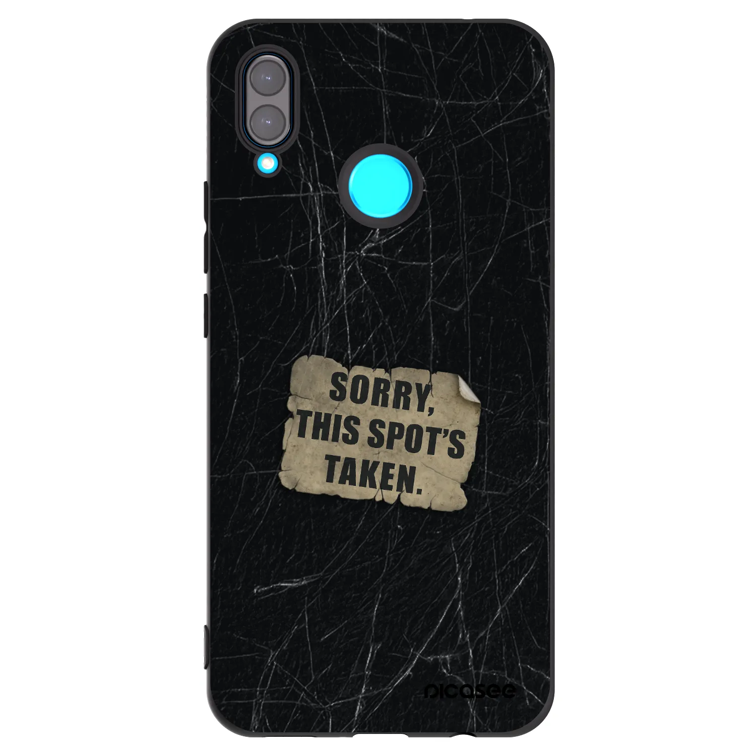 Picasee silikónový čierny obal pre Huawei Nova 3 - SORRY