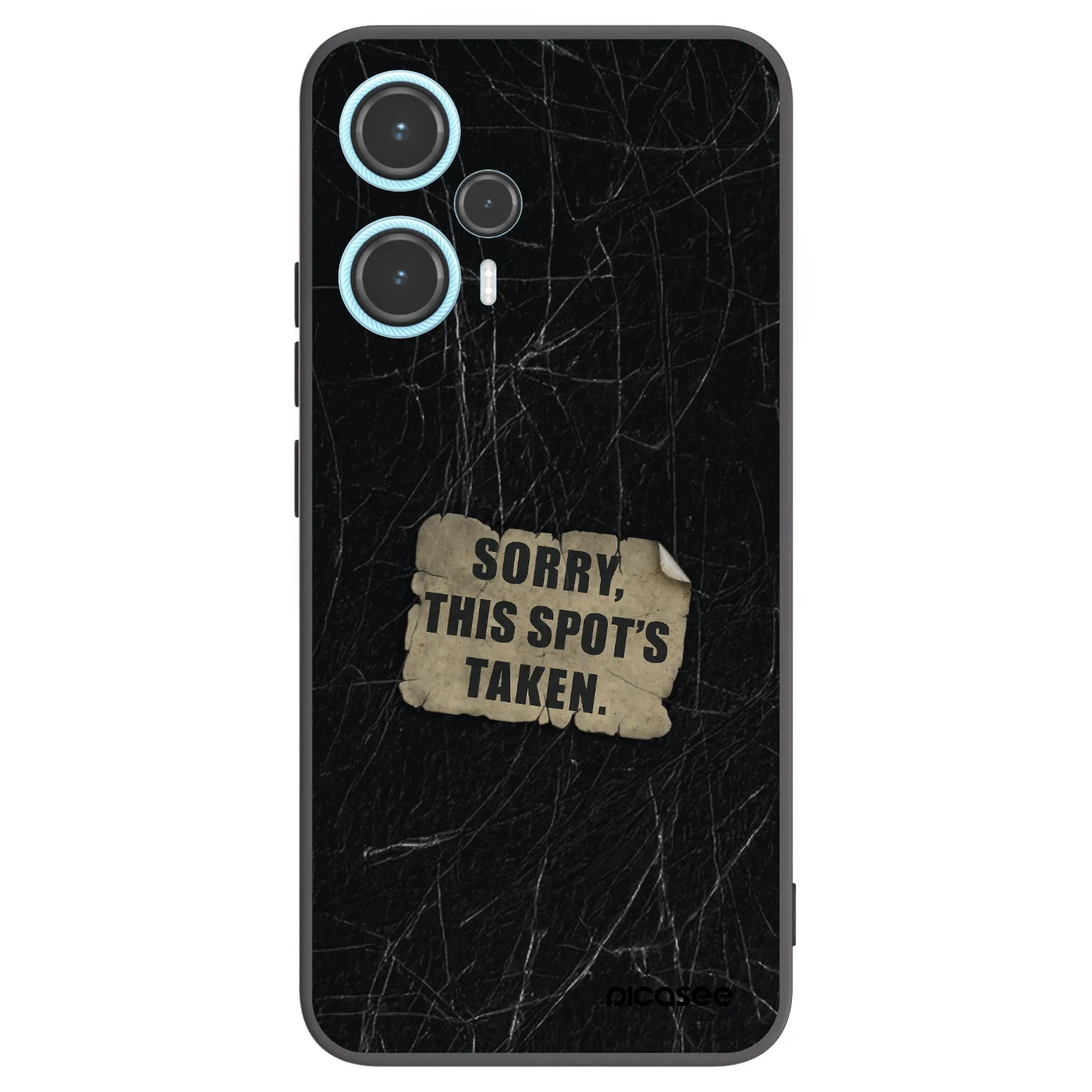 Picasee silikónový čierny obal pre Xiaomi Poco F5 - SORRY
