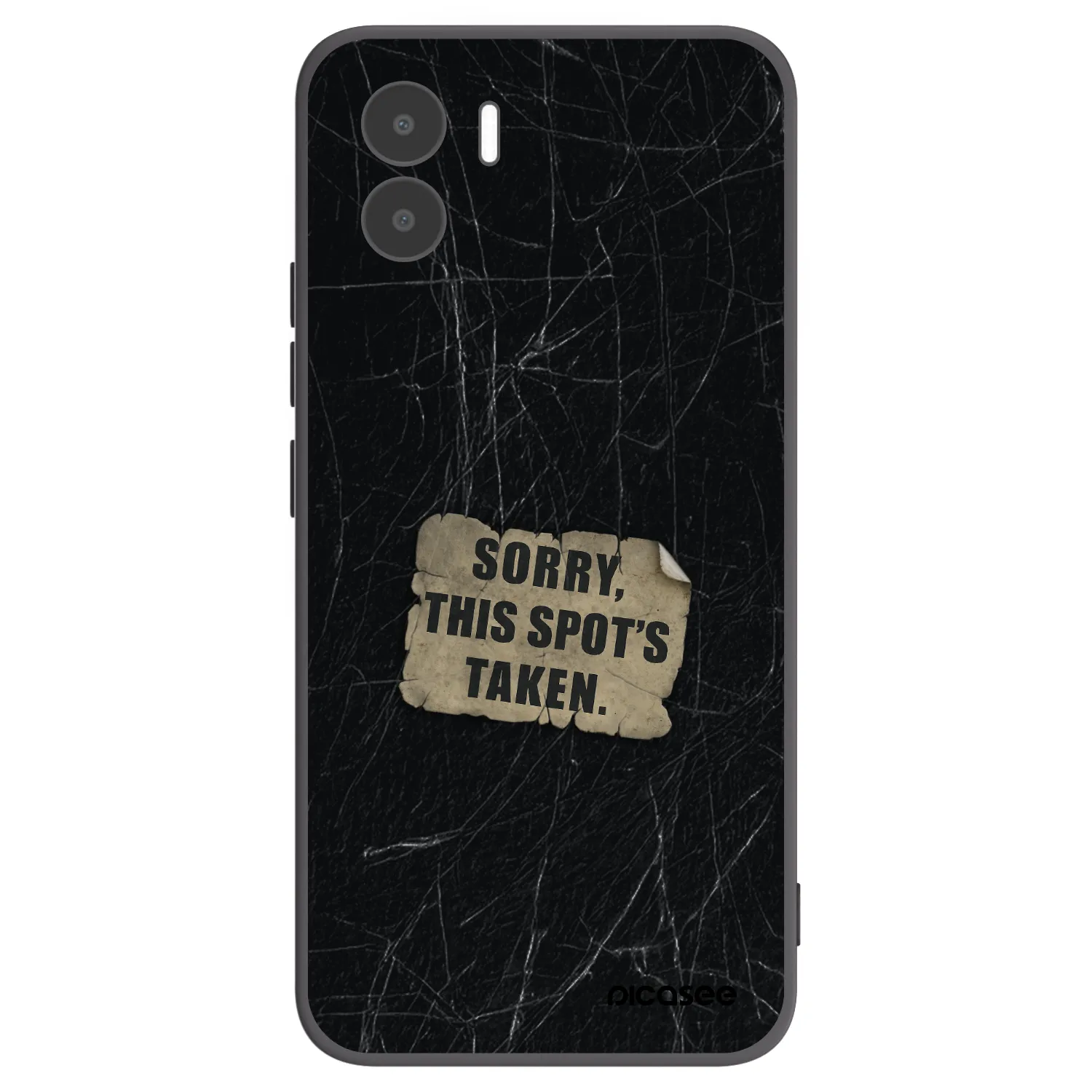 Picasee silikónový čierny obal pre Xiaomi Redmi A2 - SORRY