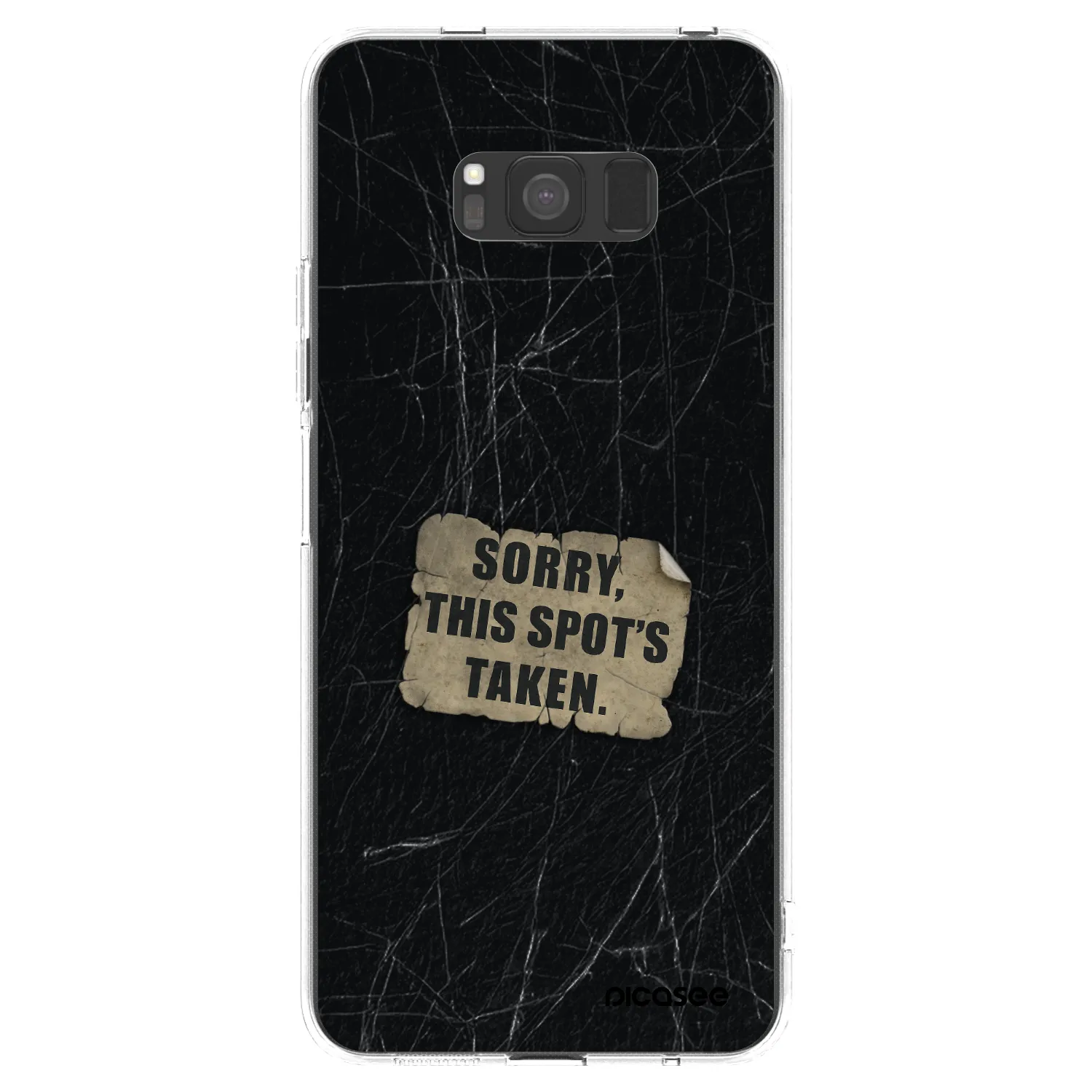 Picasee silikónový prehľadný obal pre Samsung Galaxy S8 G950F - SORRY