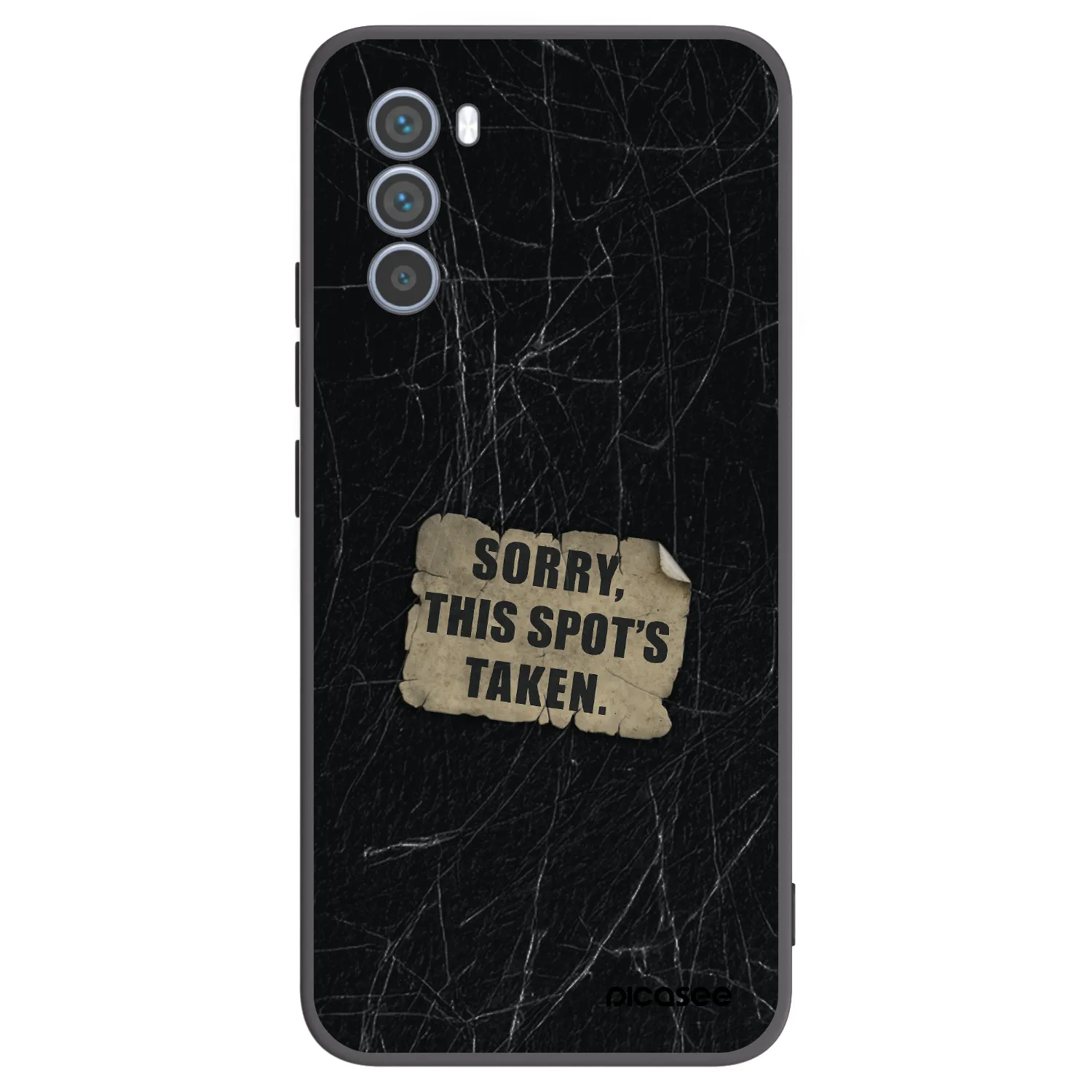 Picasee silikónový čierny obal pre Motorola Moto G62 - SORRY