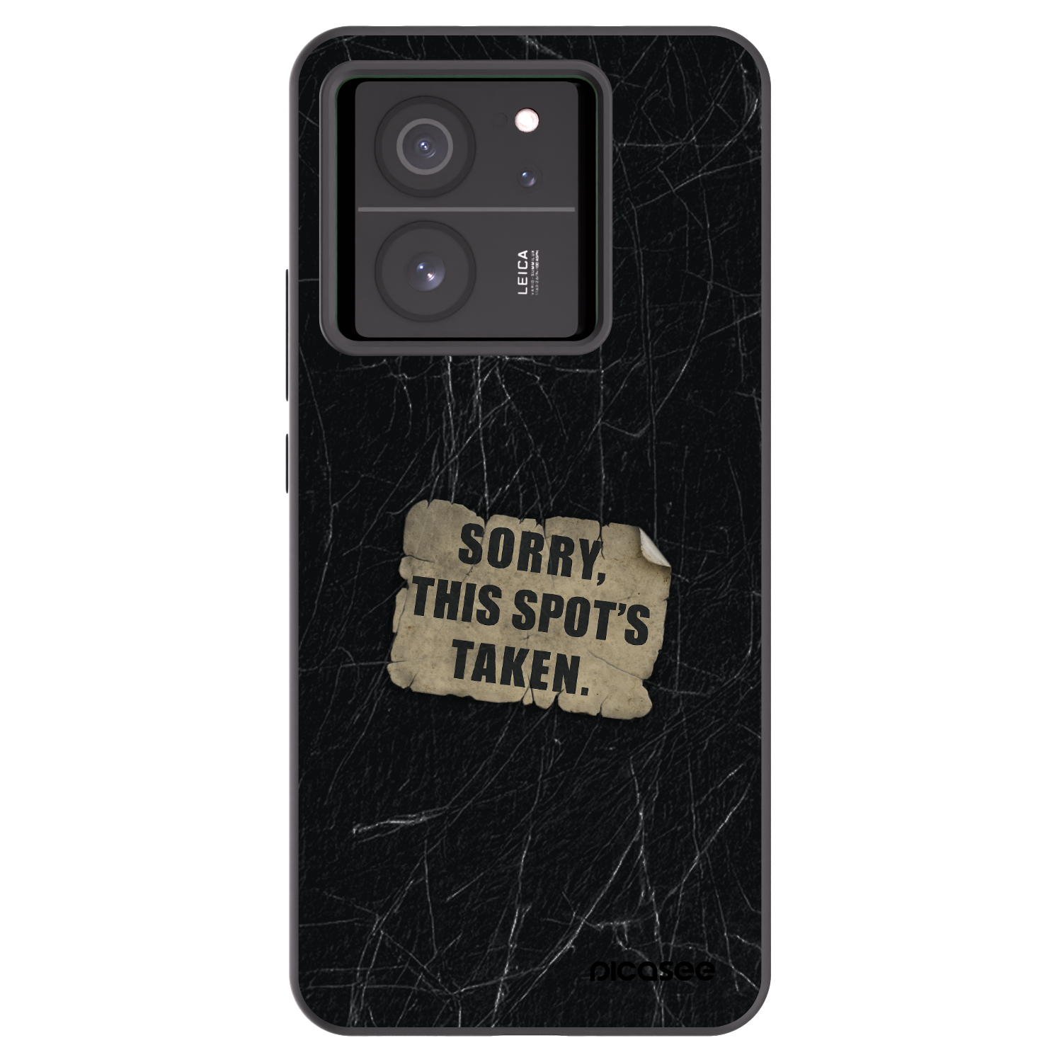 Picasee silikónový čierny obal pre Xiaomi 13T - SORRY