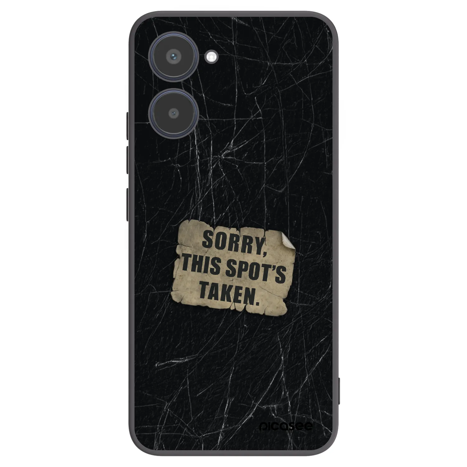 Picasee silikónový čierny obal pre Realme 10 4G - SORRY