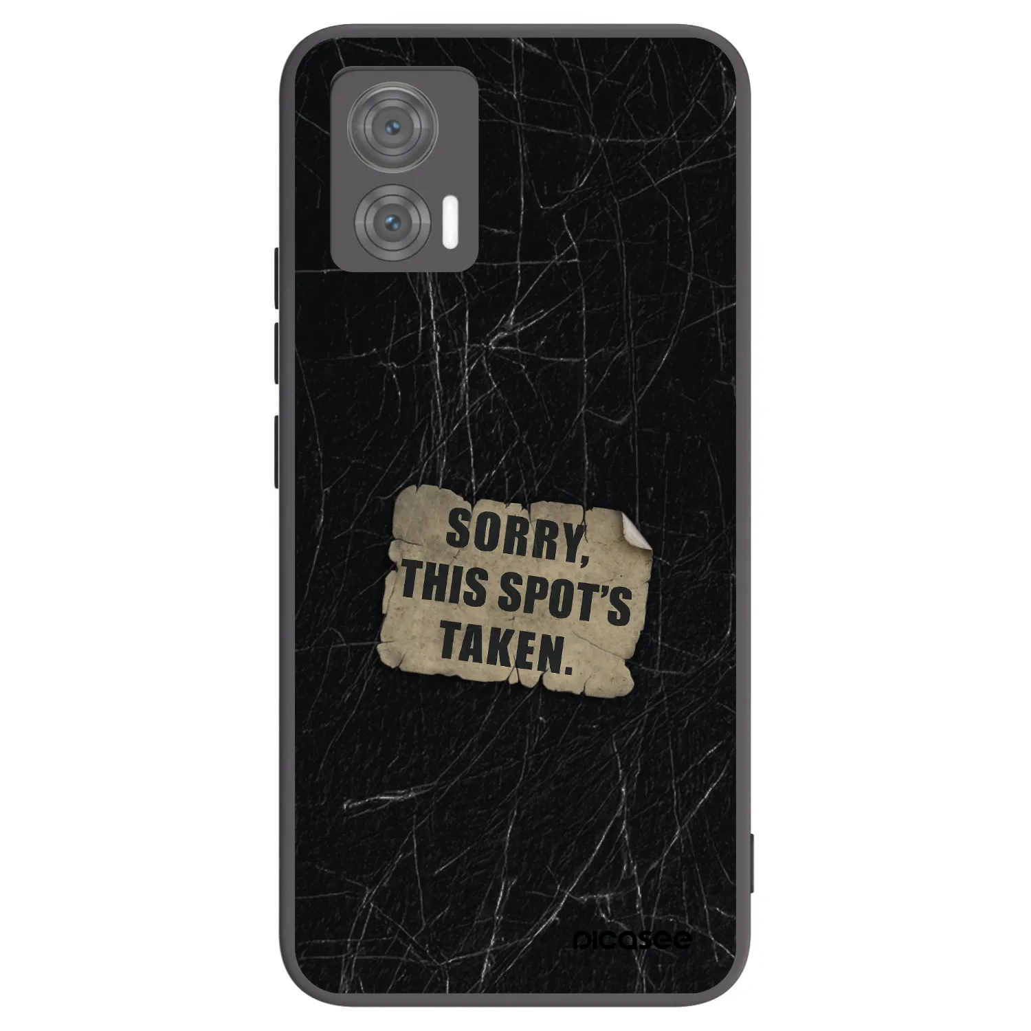 Picasee silikónový čierny obal pre Motorola Edge 30 Neo - SORRY