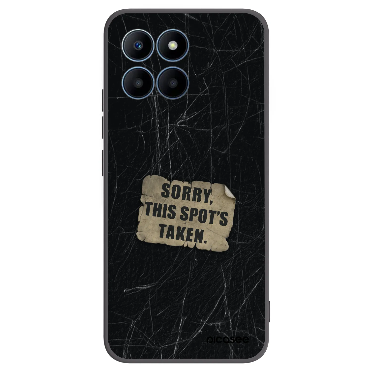 Picasee silikónový čierny obal pre Honor 70 Lite - SORRY