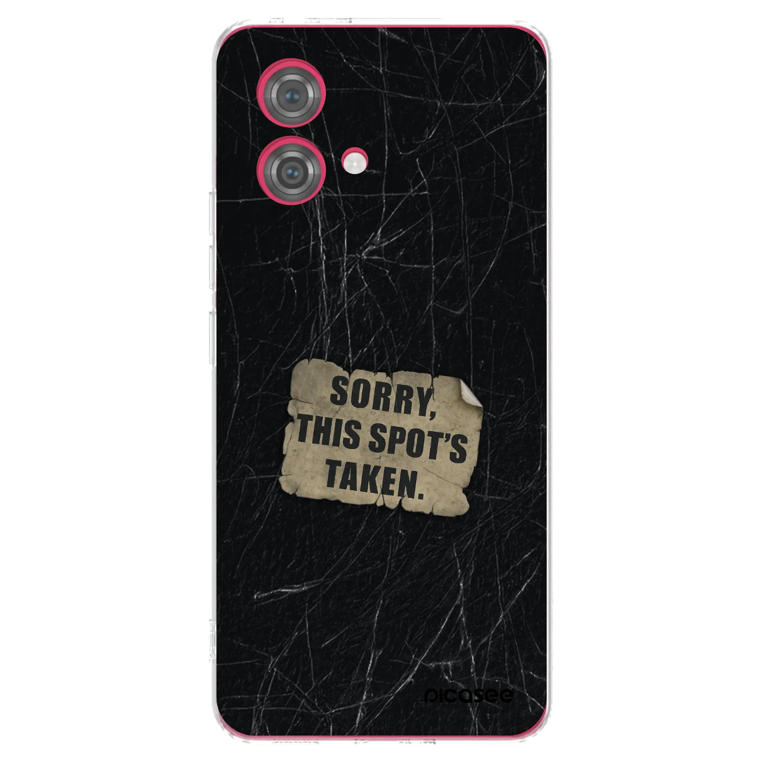 Silikónový prehľadný obal pre Motorola Moto G84 5G - SORRY