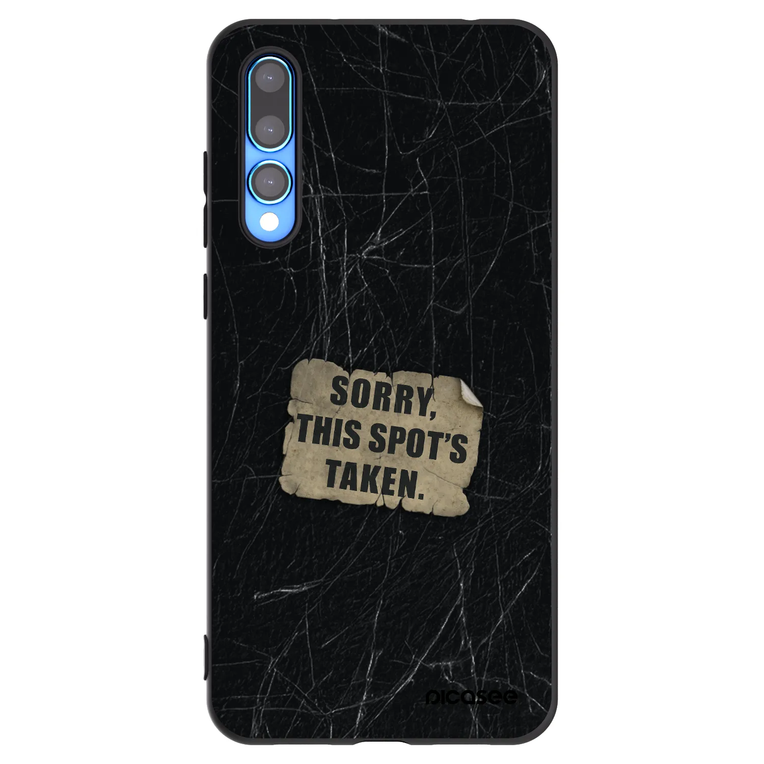 Picasee silikónový čierny obal pre Huawei P20 Pro - SORRY