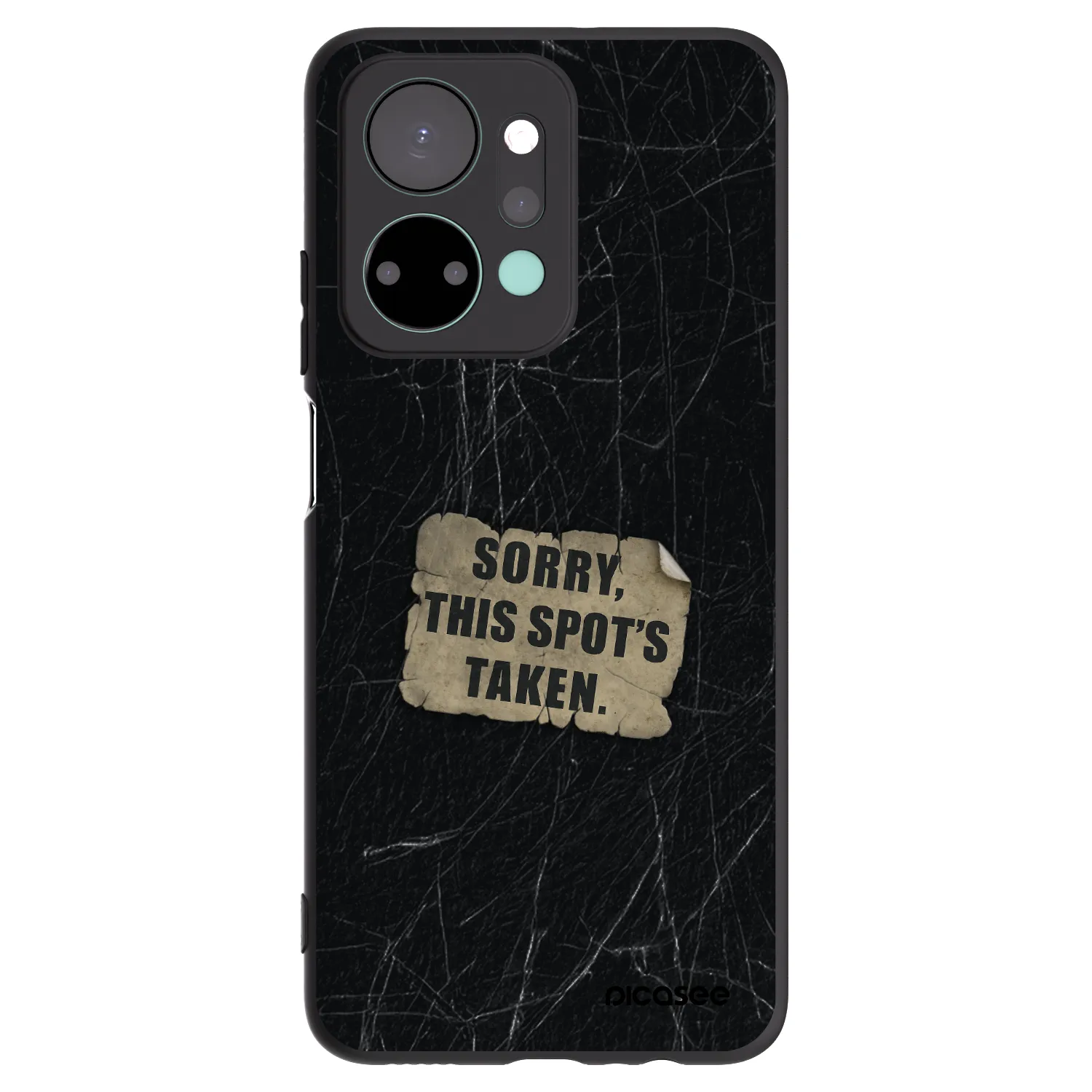 Picasee silikónový čierny obal pre Honor X7a - SORRY
