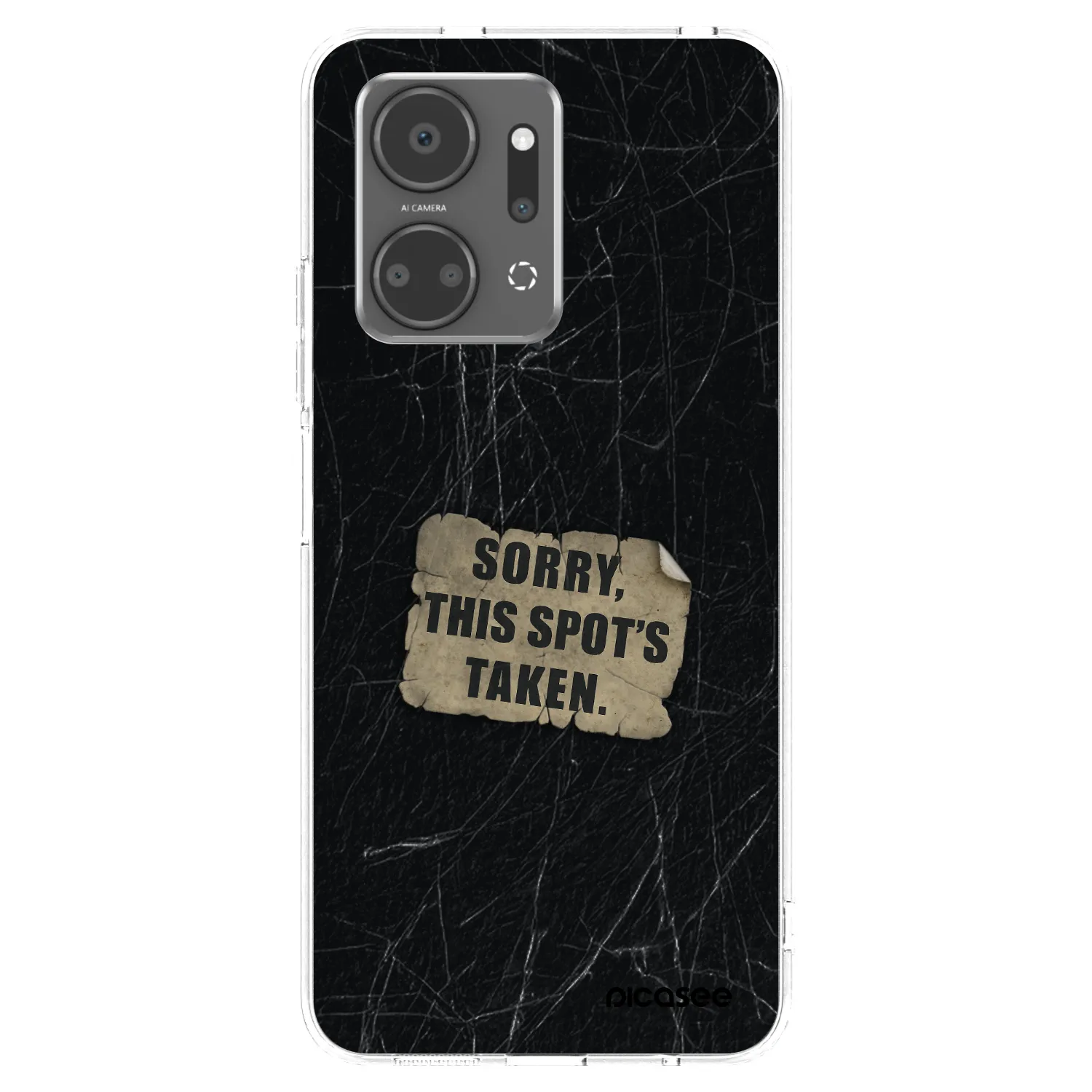 Picasee silikónový prehľadný obal pre Honor X7a - SORRY