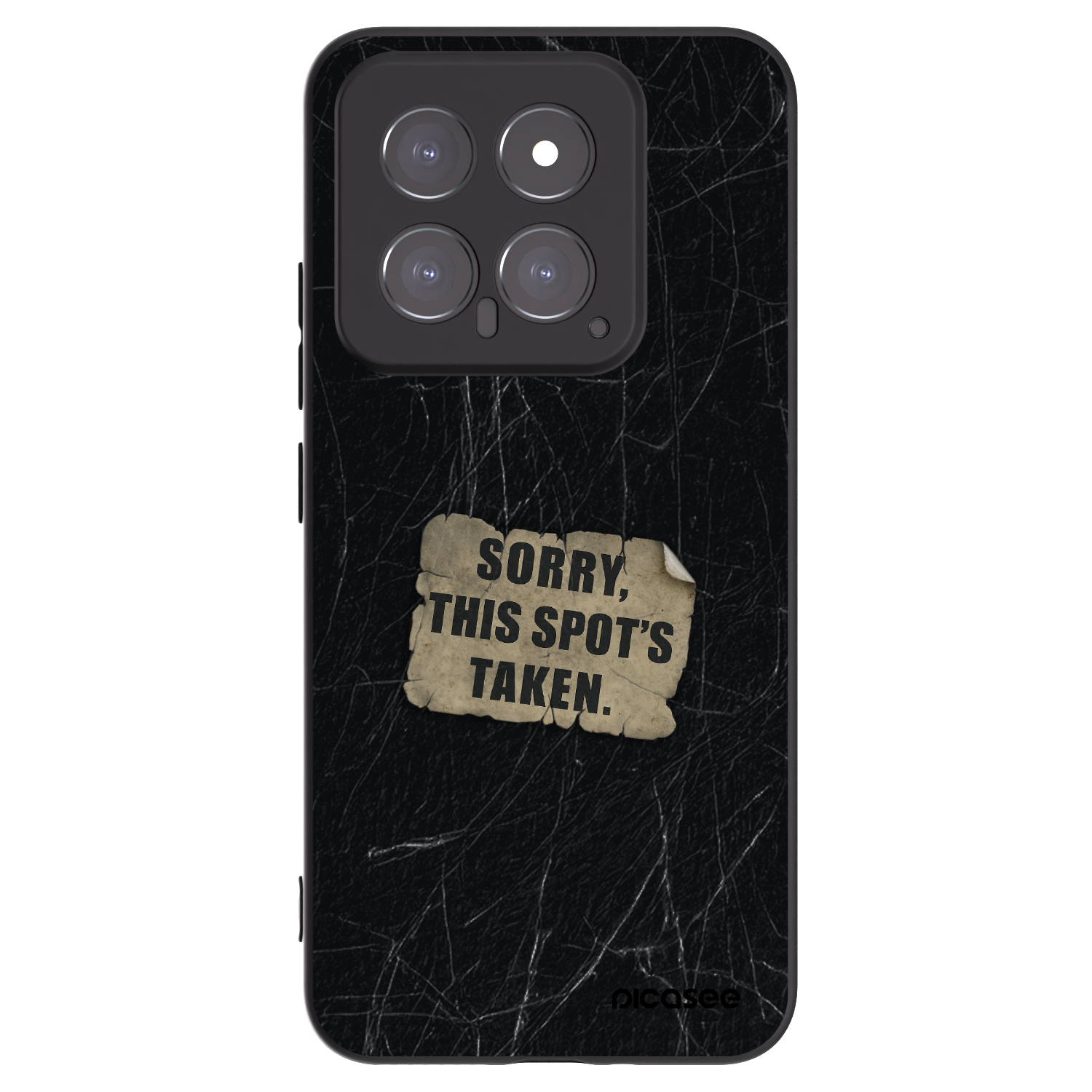 Picasee silikónový čierny obal pre Xiaomi 14 - SORRY