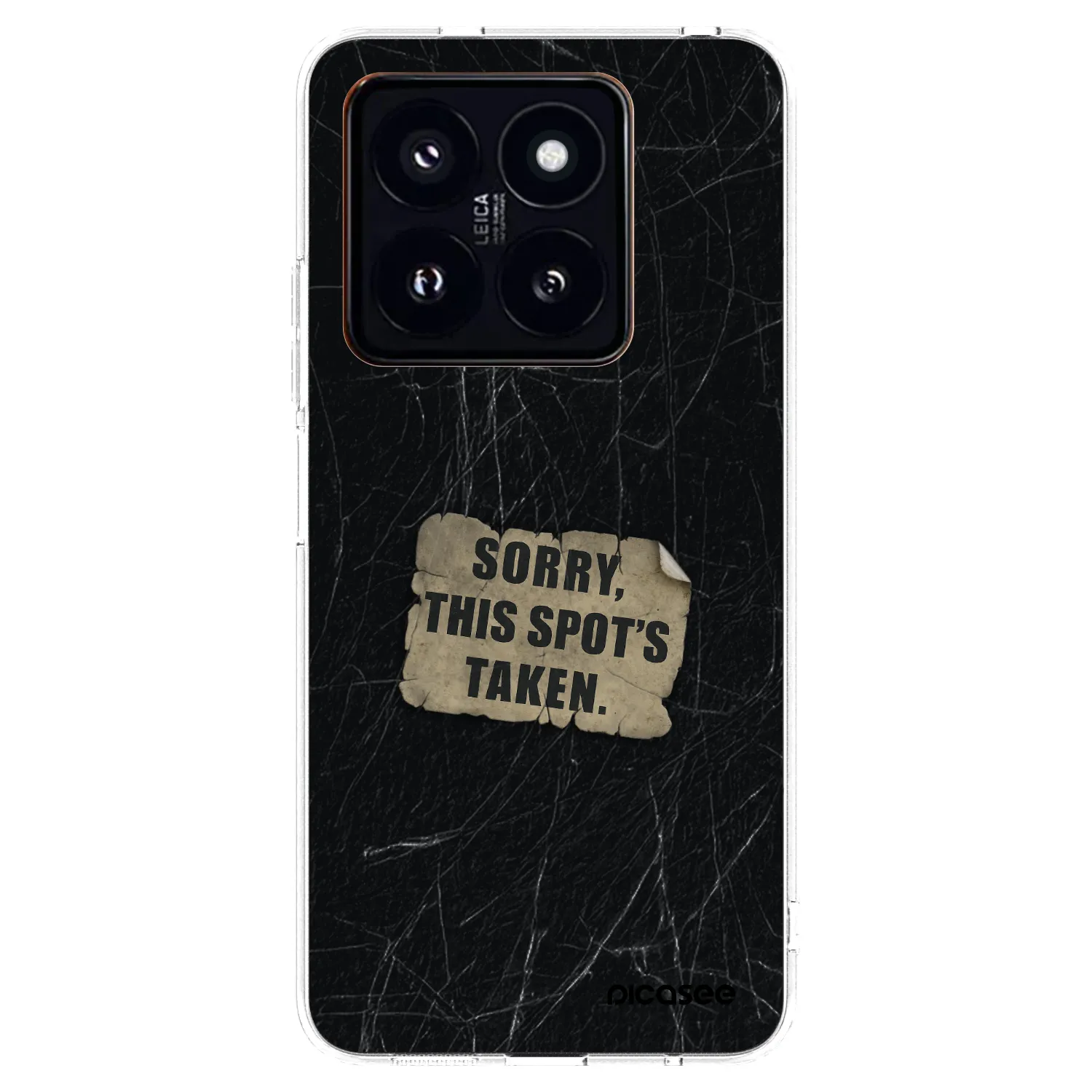 Silikónový prehľadný obal pre Xiaomi 14 Pro - SORRY