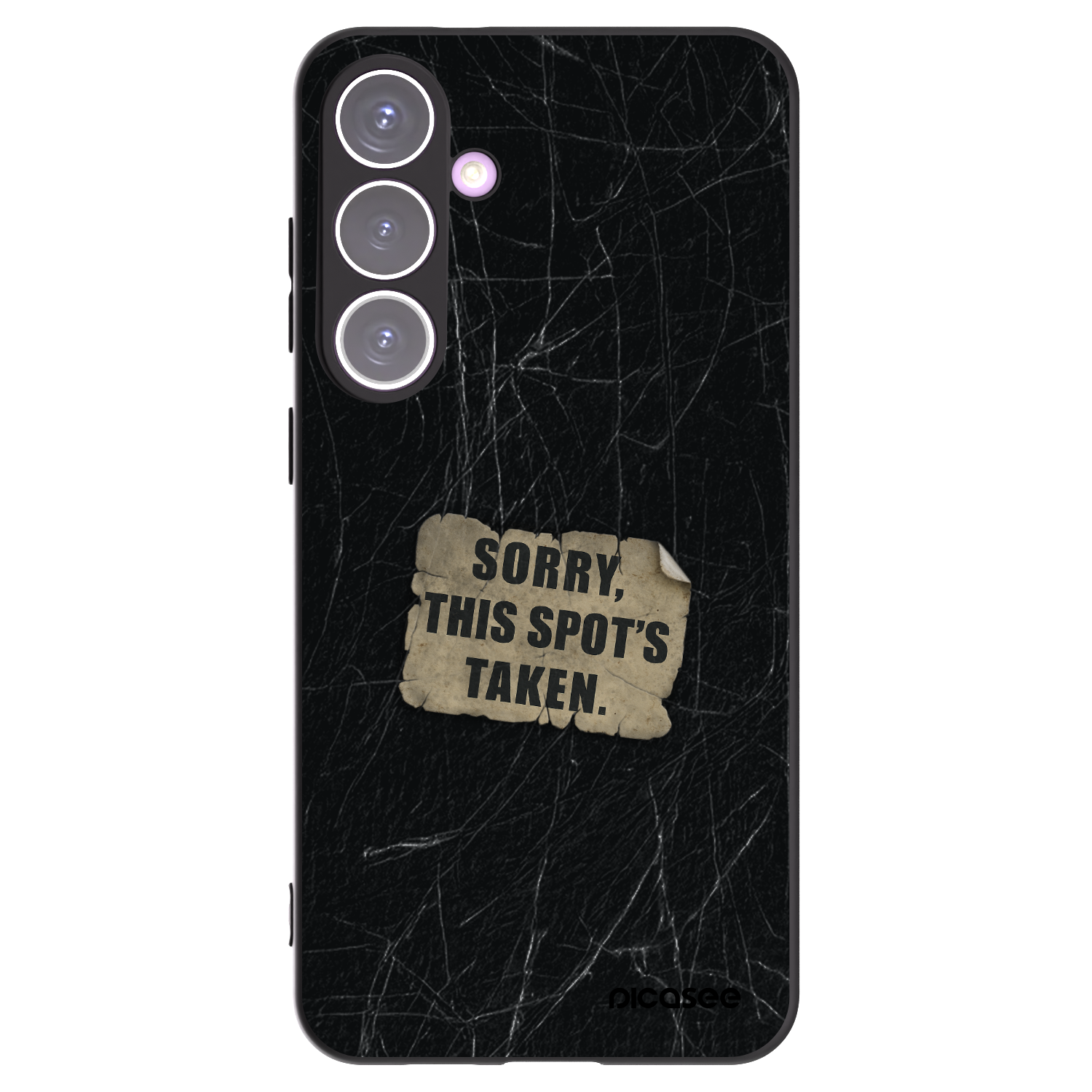Picasee silikónový čierny obal pre Samsung Galaxy S24+ S926B 5G - SORRY