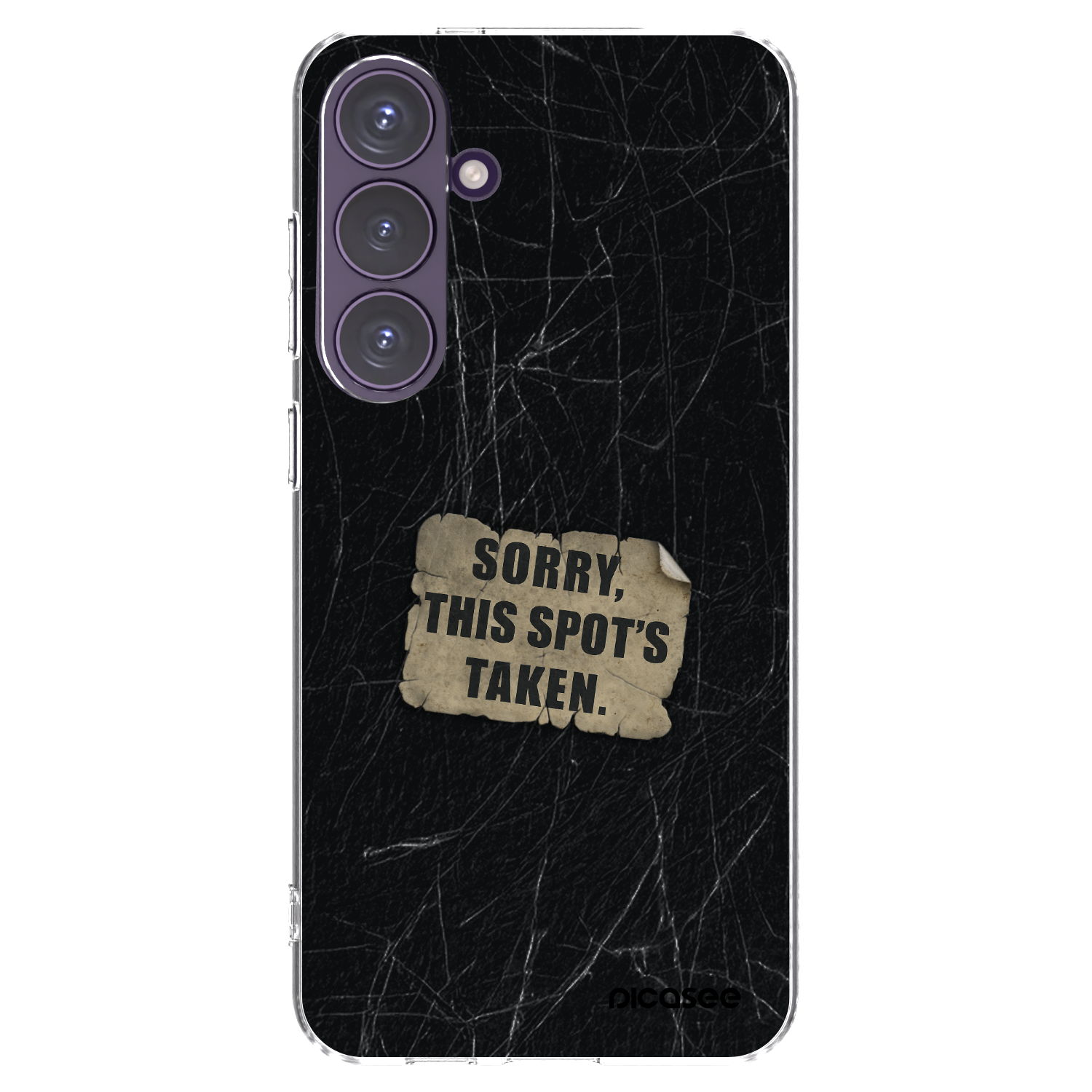 Picasee silikónový prehľadný obal pre Samsung Galaxy S24+ S926B 5G - SORRY