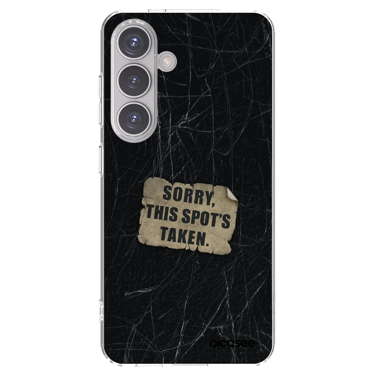 Picasee silikónový prehľadný obal pre Samsung Galaxy S24 S921B 5G - SORRY