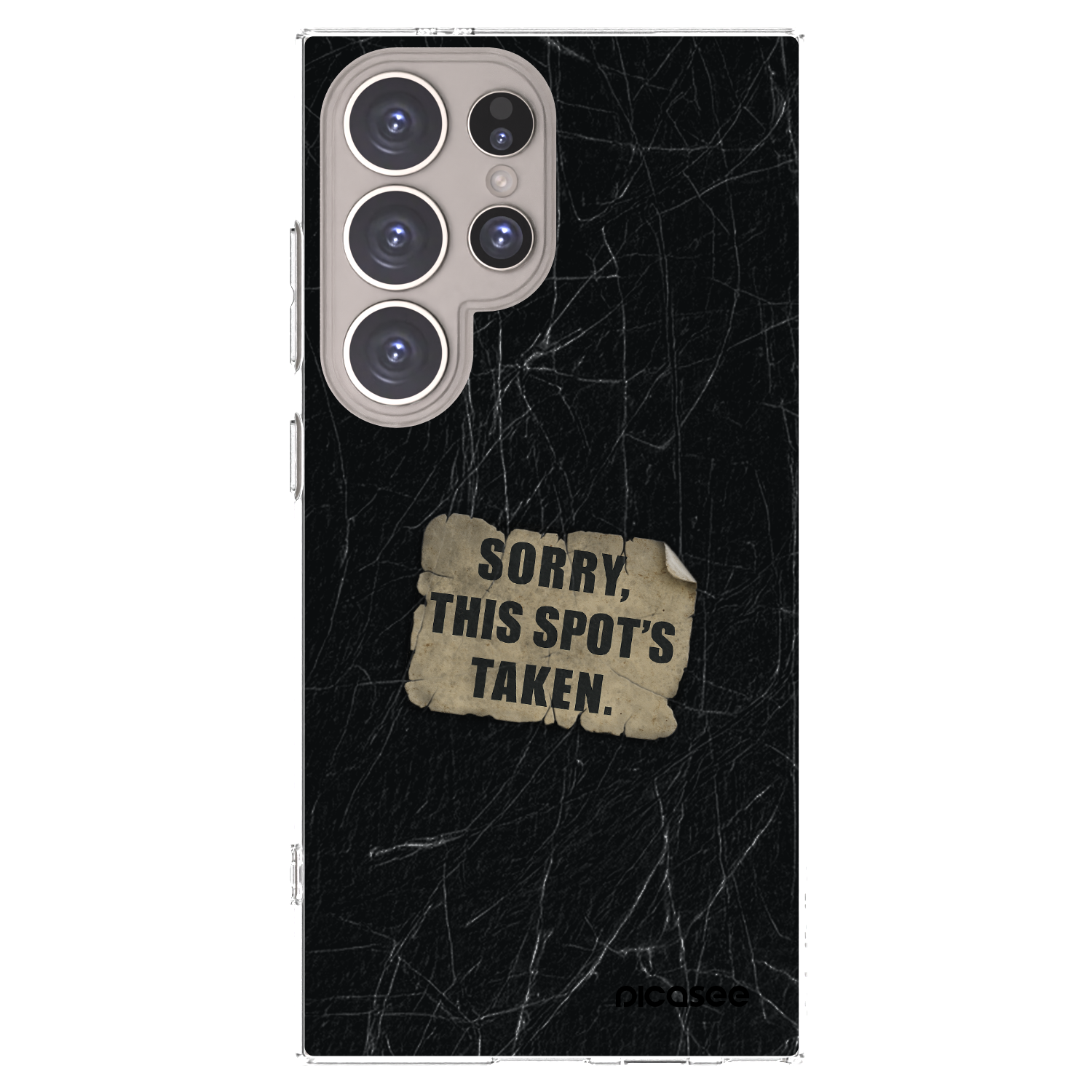 Picasee silikónový prehľadný obal pre Samsung Galaxy S24 Ultra S928B 5G - SORRY