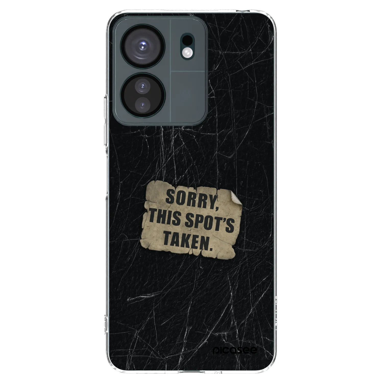 Silikónový prehľadný obal pre Xiaomi Redmi 13C 4G - SORRY