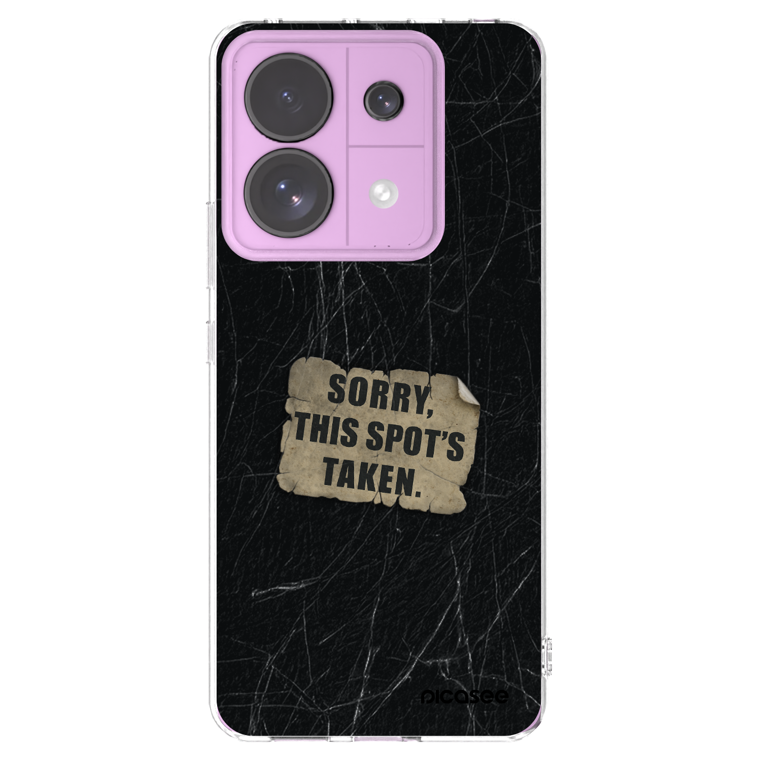 Picasee silikónový prehľadný obal pre Xiaomi Redmi Note 13 Pro 5G - SORRY