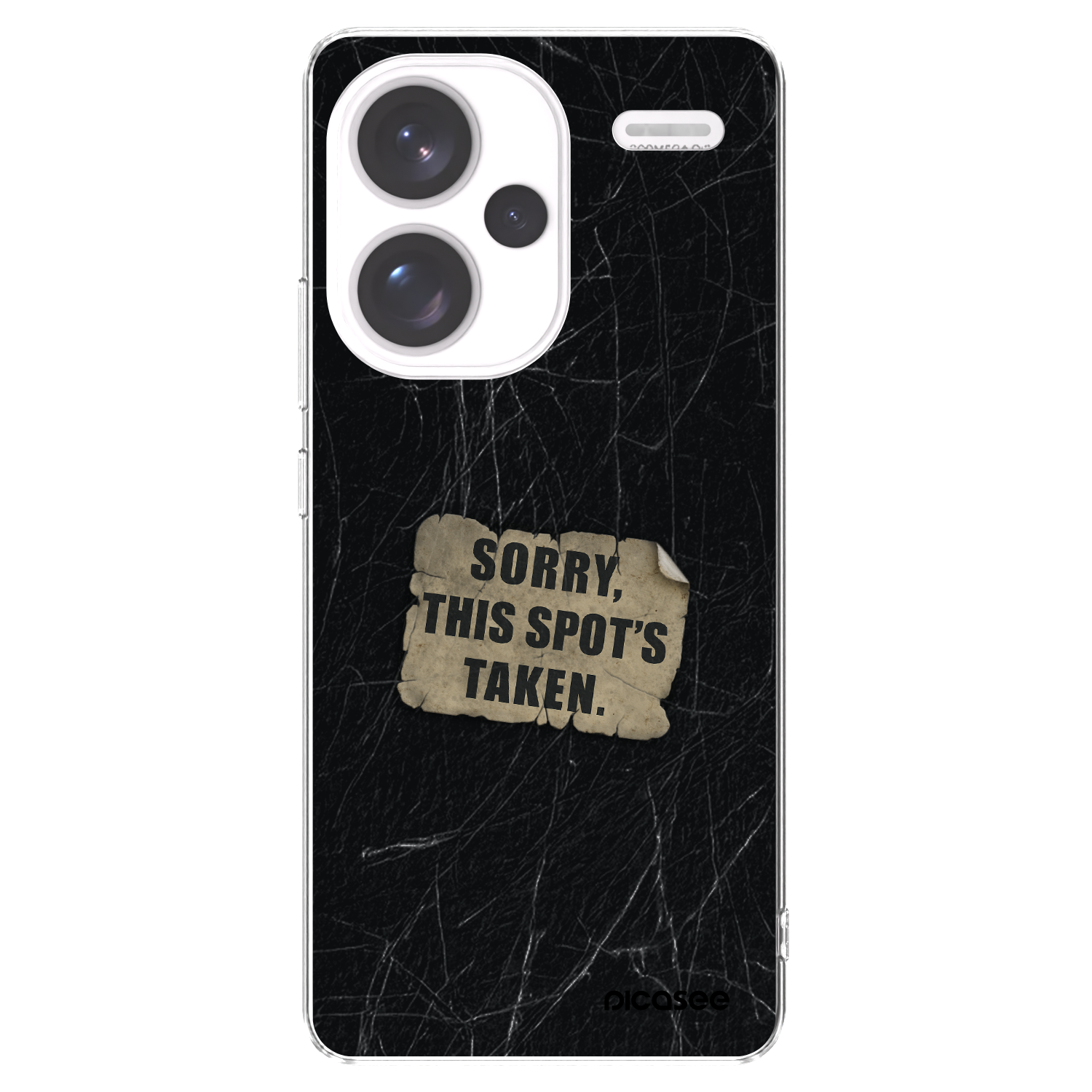 Silikónový prehľadný obal pre Xiaomi Redmi Note 13 Pro+ 5G - SORRY