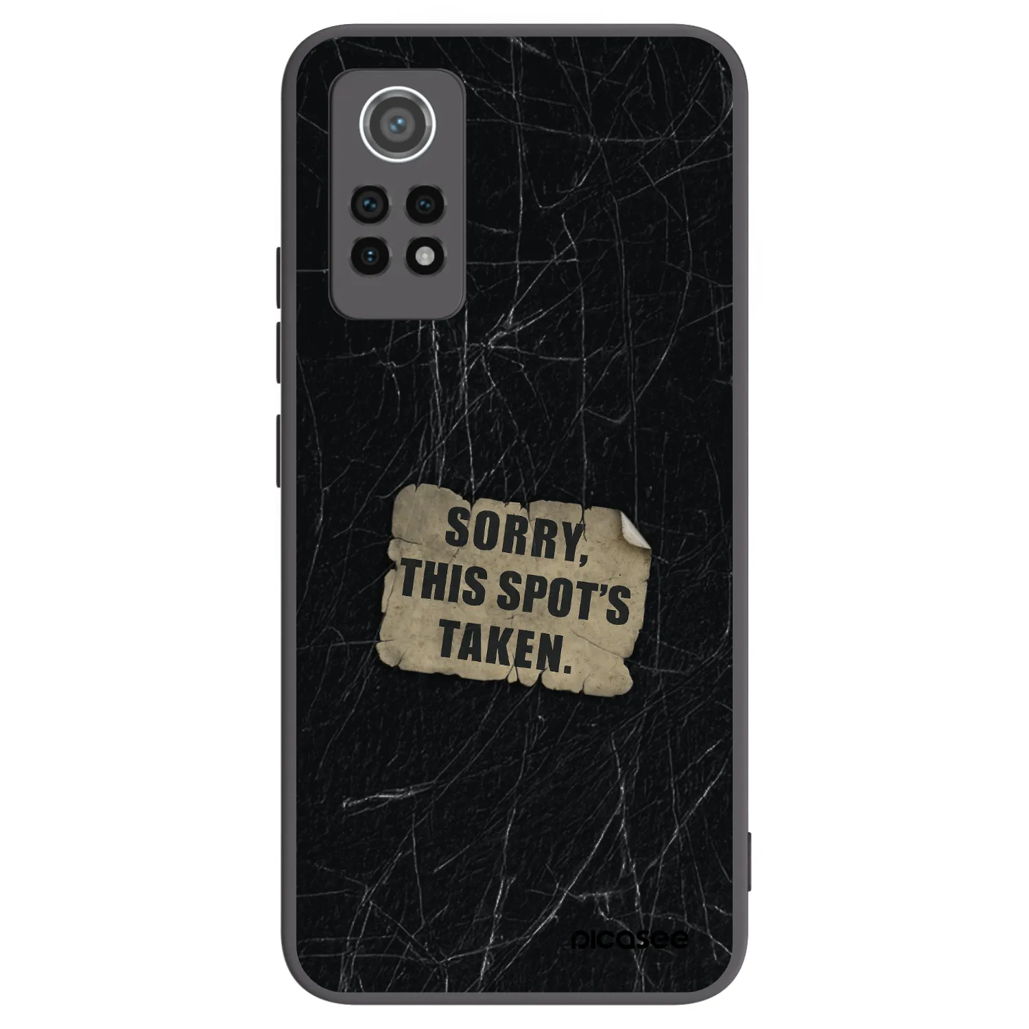 Picasee silikónový čierny obal pre Xiaomi Redmi Note 12 Pro 4G - SORRY