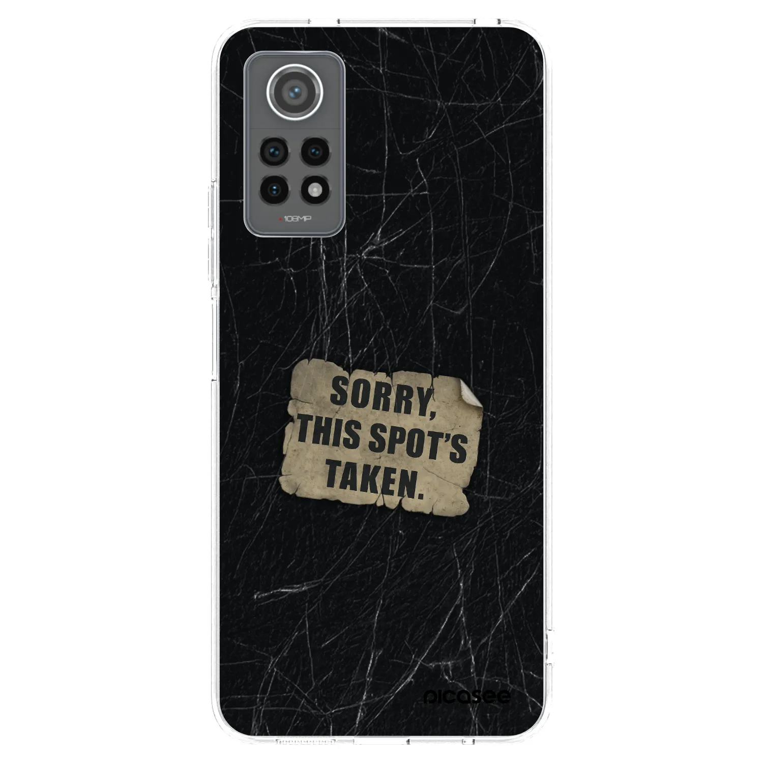 Picasee silikónový prehľadný obal pre Xiaomi Redmi Note 12 Pro 4G - SORRY