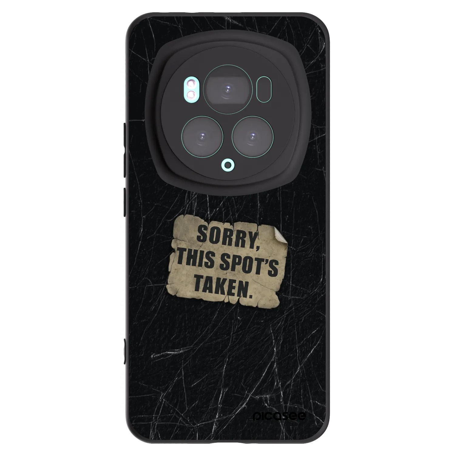 Picasee silikónový čierny obal pre Honor Magic6 Pro - SORRY