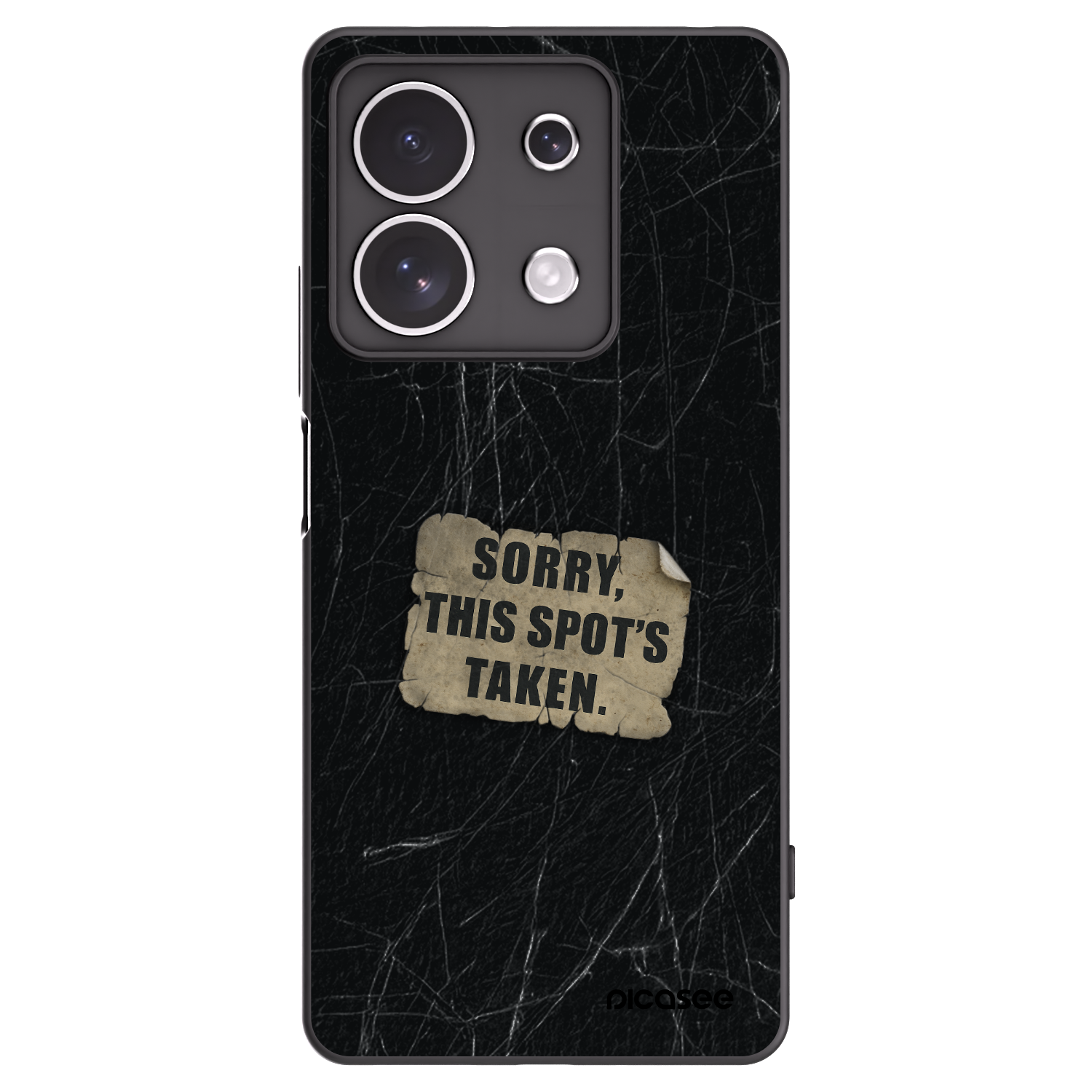 Picasee silikónový čierny obal pre Xiaomi Redmi Note 13 4G - SORRY