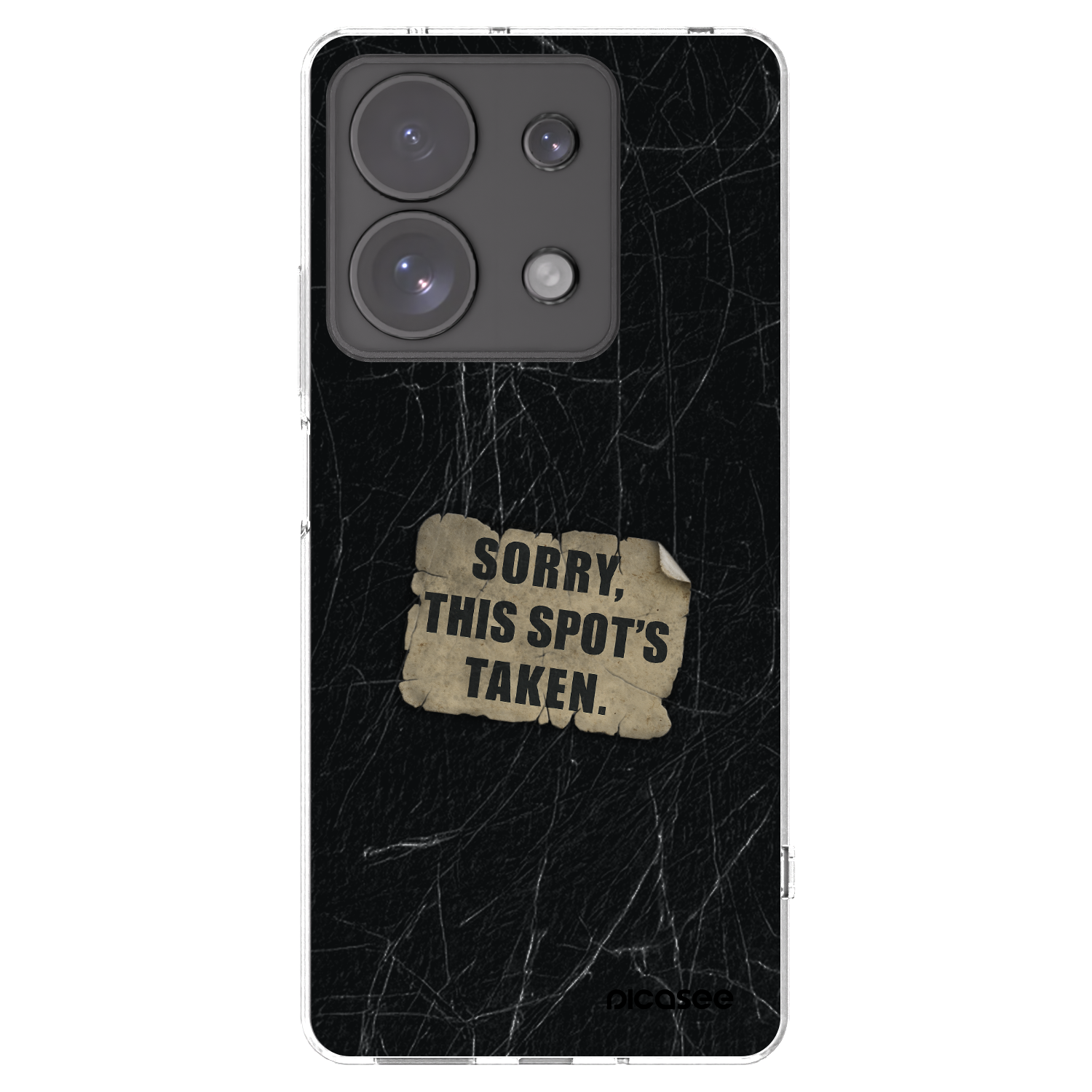 Silikónový prehľadný obal pre Xiaomi Redmi Note 13 Pro 4G - SORRY