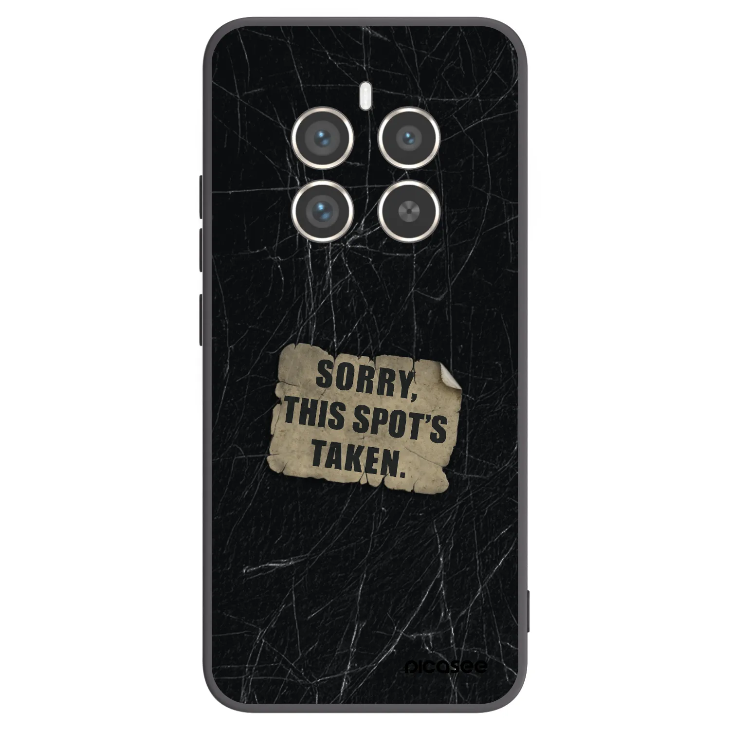 Picasee silikónový čierny obal pre Realme 12 Pro 5G - SORRY