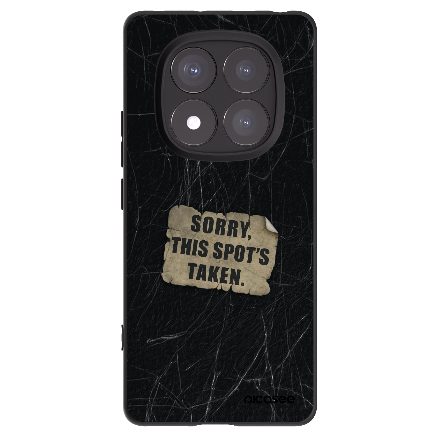 Silikónový čierny obal pre Xiaomi Redmi Note 14 Pro 5G - SORRY