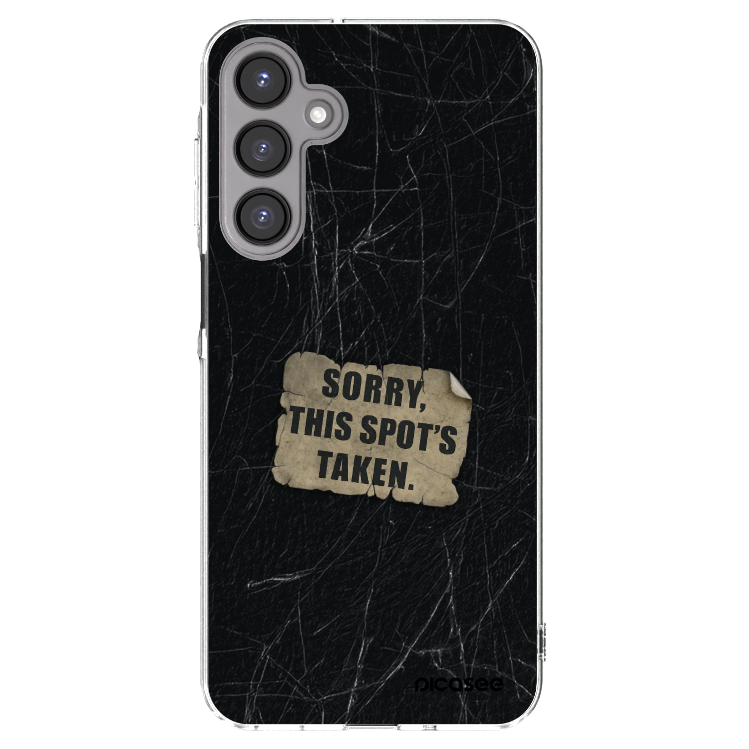 Picasee silikónový prehľadný obal pre Samsung Galaxy A16 5G - SORRY
