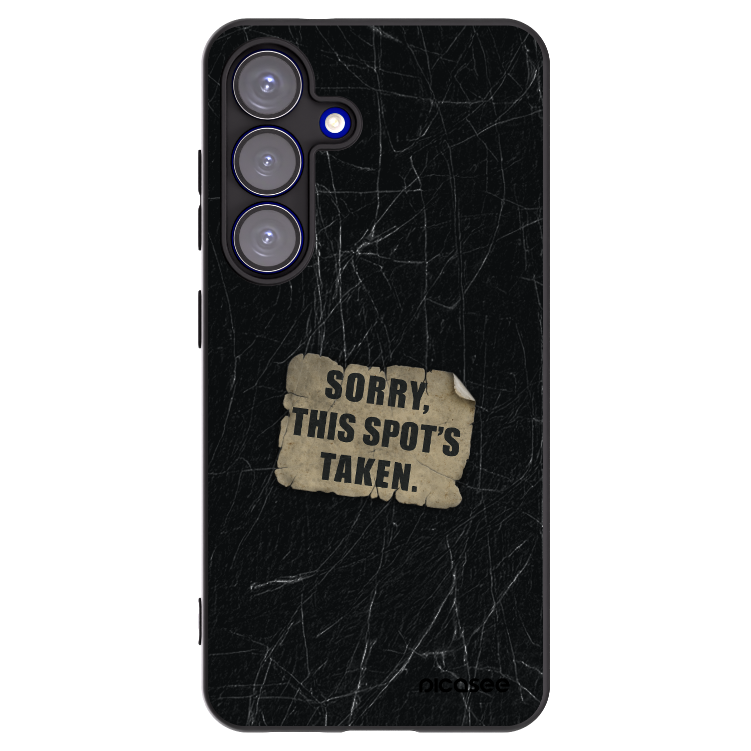 Picasee silikónový čierny obal pre Samsung Galaxy S25 5G - SORRY