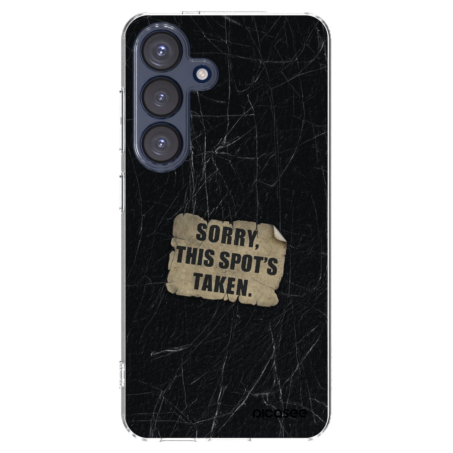 Picasee silikónový prehľadný obal pre Samsung Galaxy S25 5G - SORRY