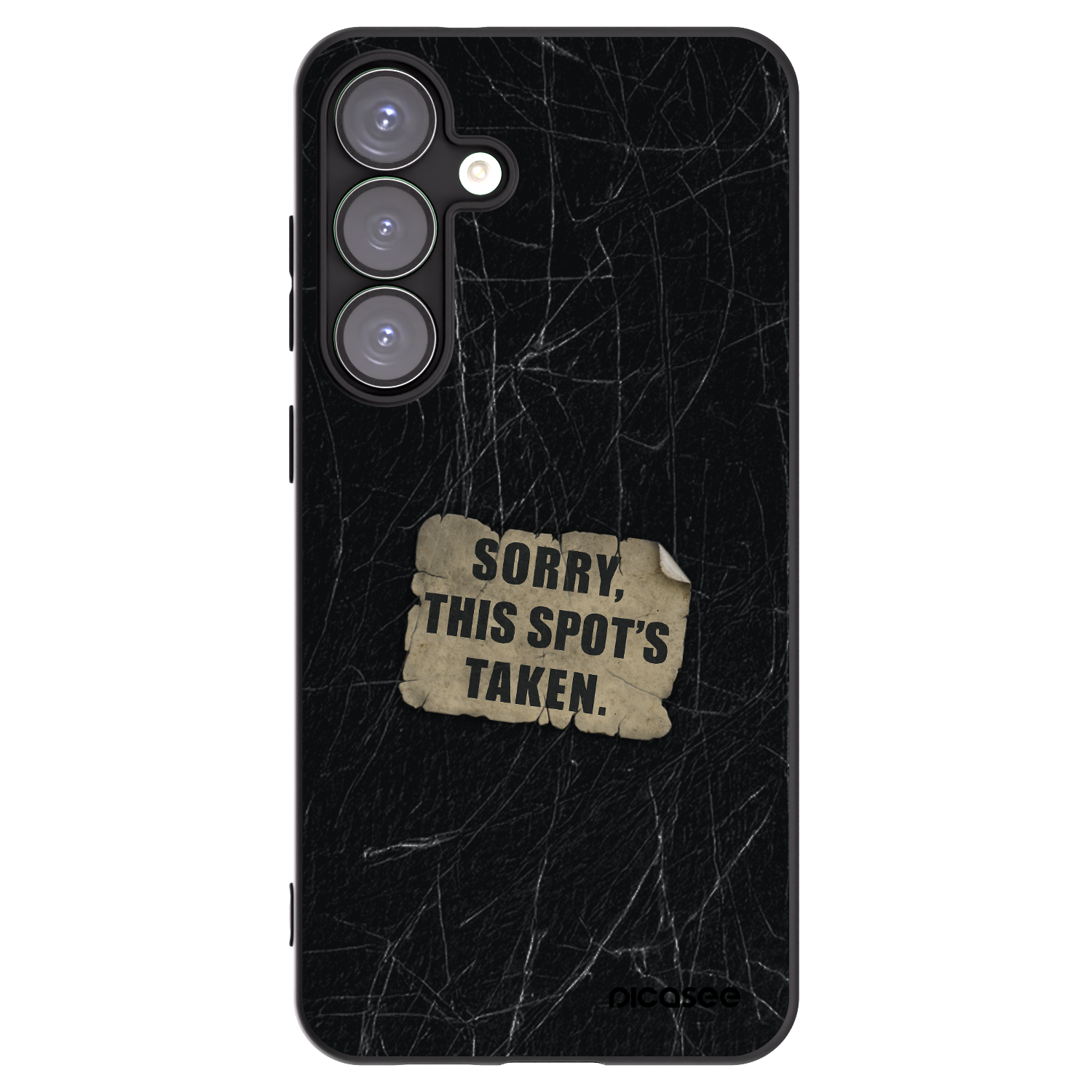 Picasee silikónový čierny obal pre Samsung Galaxy S25+ 5G - SORRY