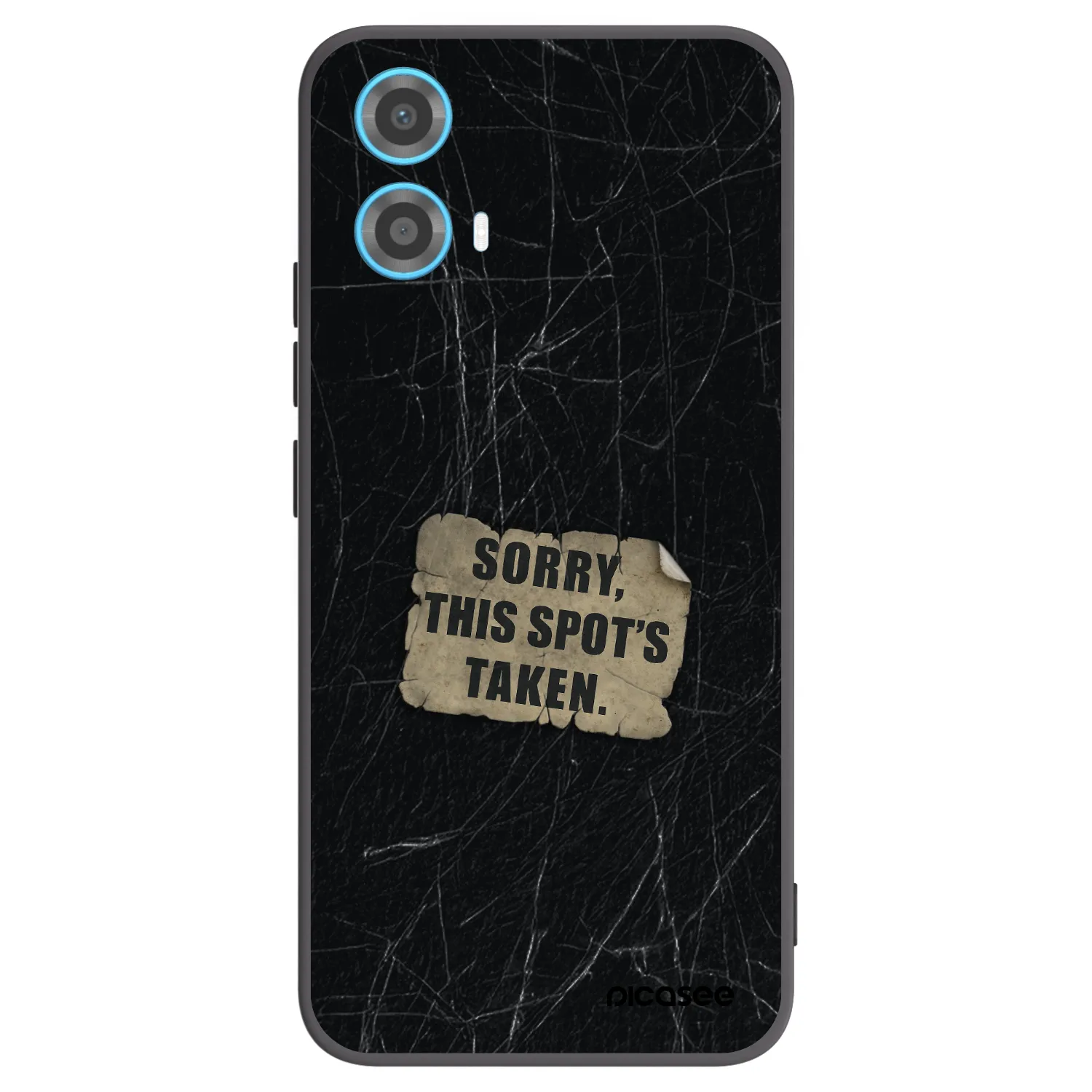 Picasee silikónový čierny obal pre Motorola Moto G34 5G - SORRY
