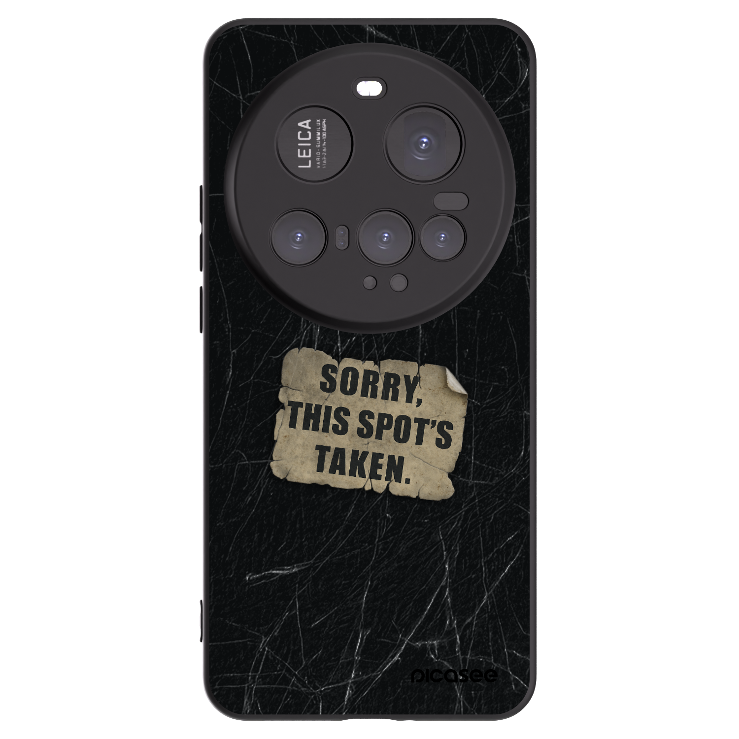 Picasee silikónový čierny obal pre Xiaomi 15 Ultra - SORRY
