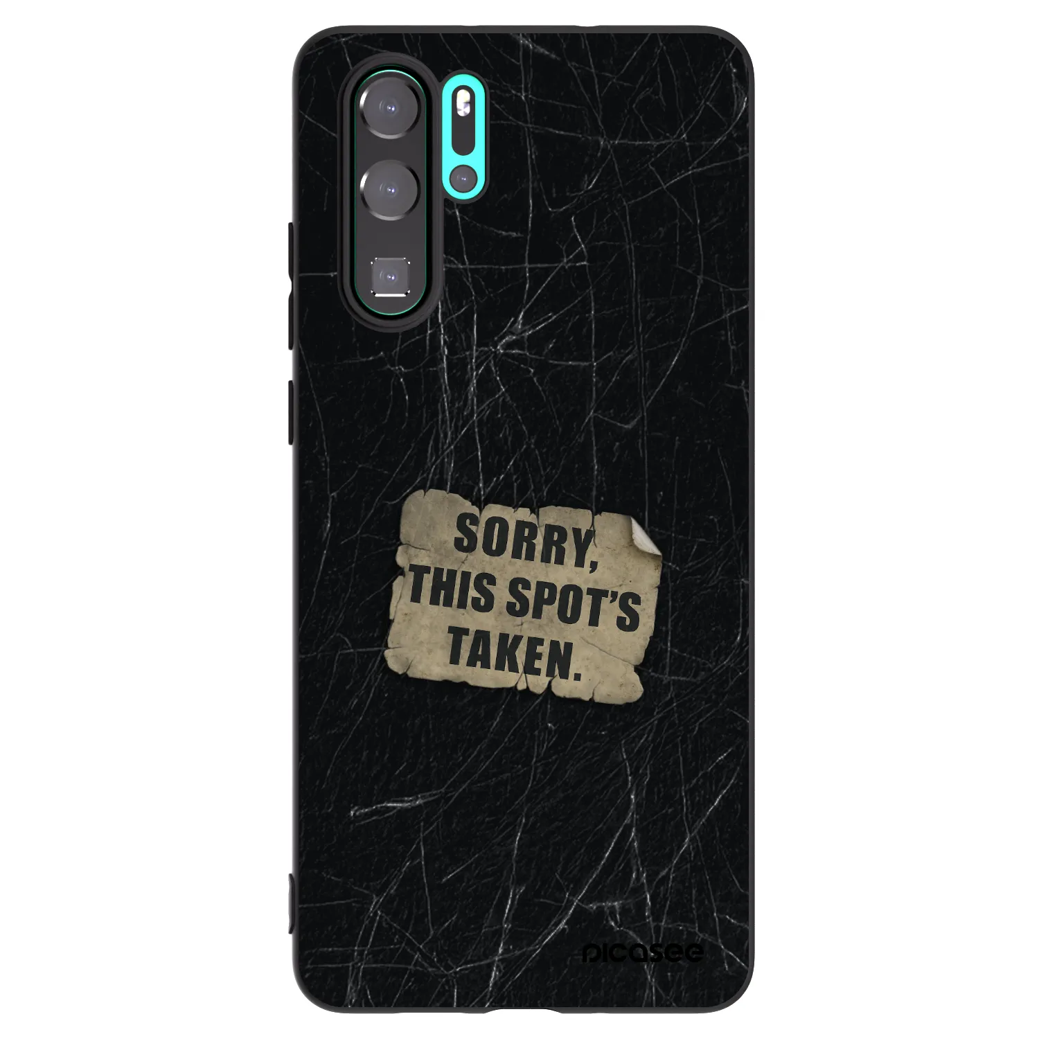 Picasee silikónový čierny obal pre Huawei P30 Pro - SORRY