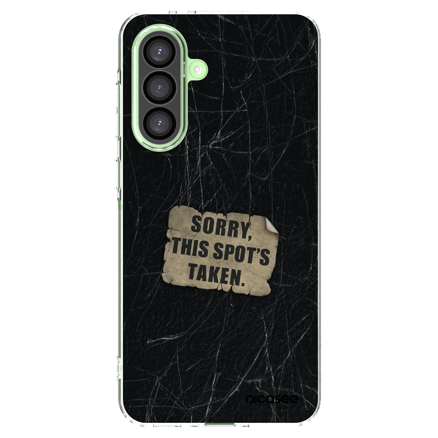 Picasee silikónový prehľadný obal pre Samsung Galaxy A26 5G A266B - SORRY