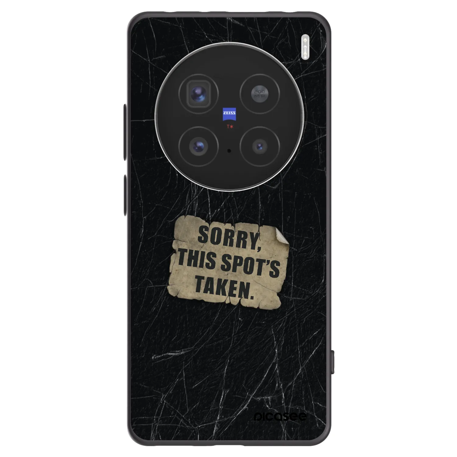 Picasee silikónový čierny obal pre Vivo X200 Pro - SORRY