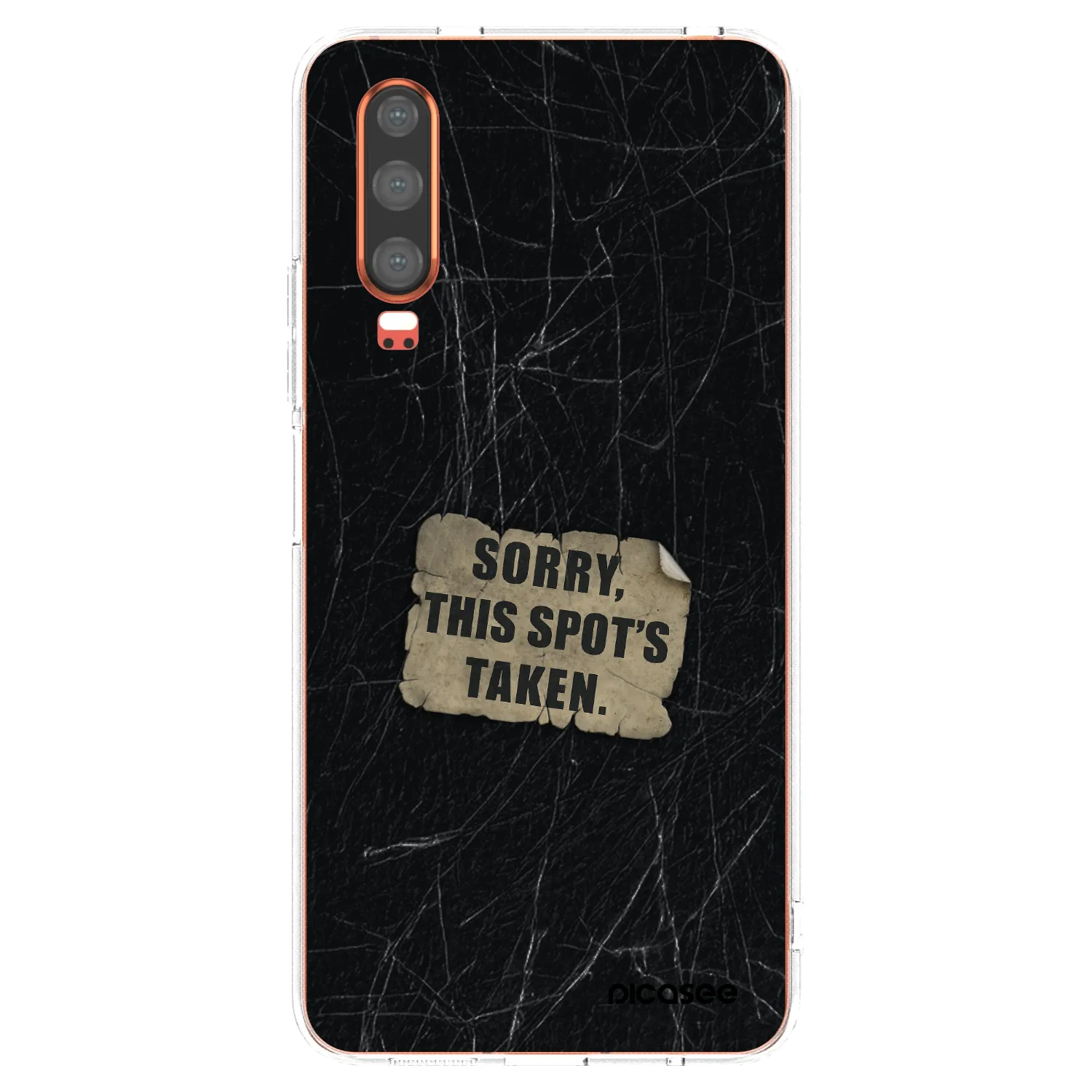 Picasee silikónový prehľadný obal pre Huawei P30 - SORRY